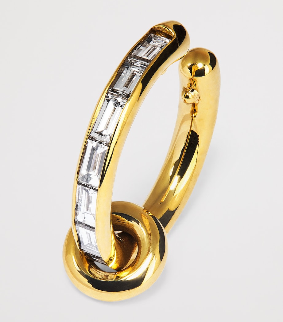 Yellow Gold and Diamond Portia Single Ear Cuff YELLOW GOLD Image 5