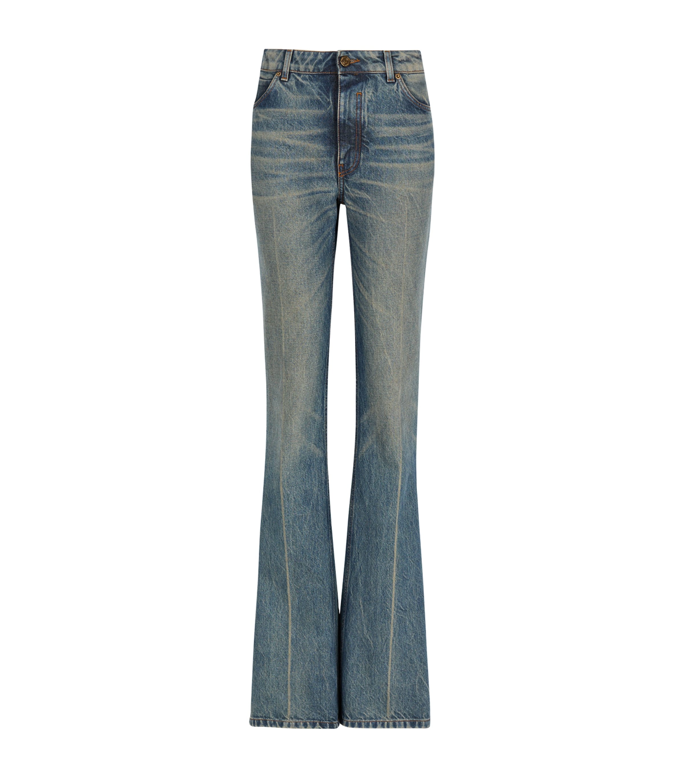 Faded Flared Jeans 6AW BLEU JEAN D+LAV+ Image 1