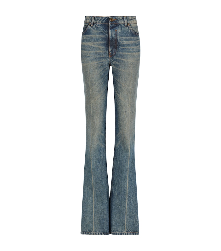 Faded Flared Jeans 6AW BLEU JEAN D+LAV+ Image 1