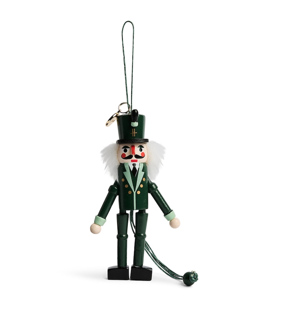 Harrods Green Man Nutcracker Pully Decoration Green Image 1