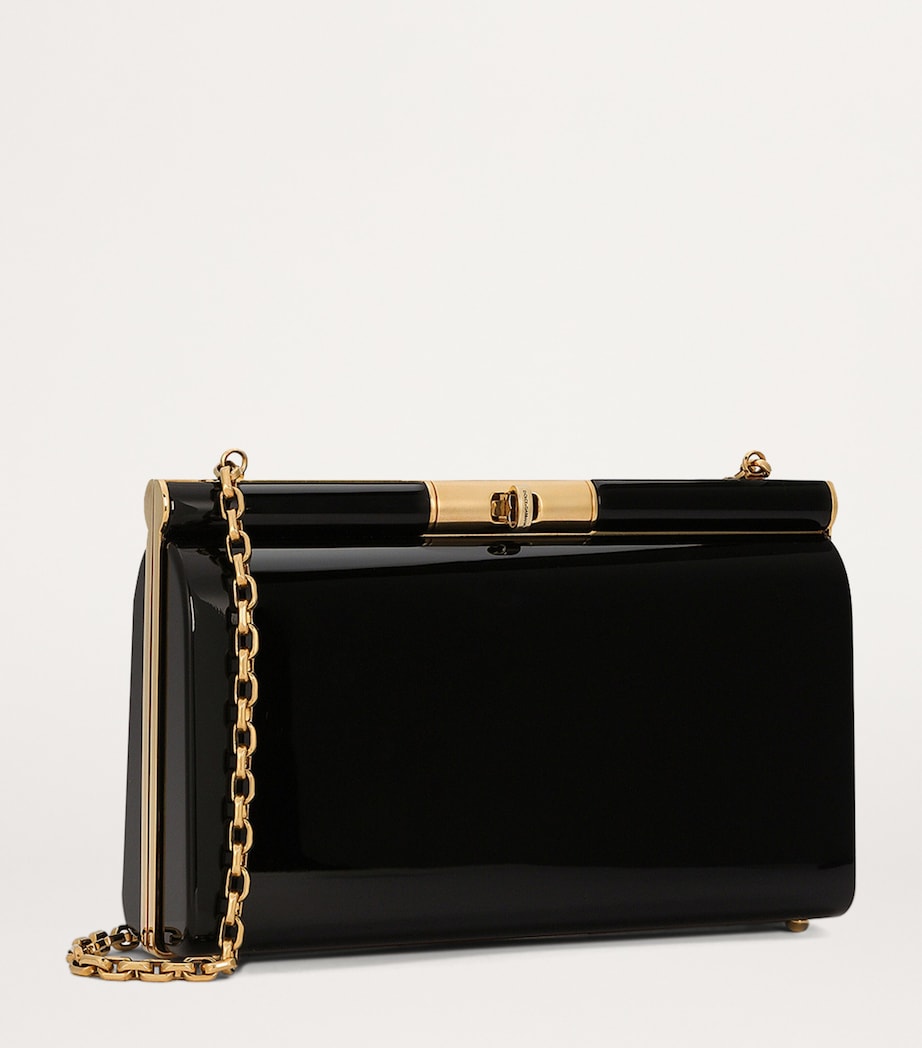 Patent Clutch Bag 80999-BLACK Image 3