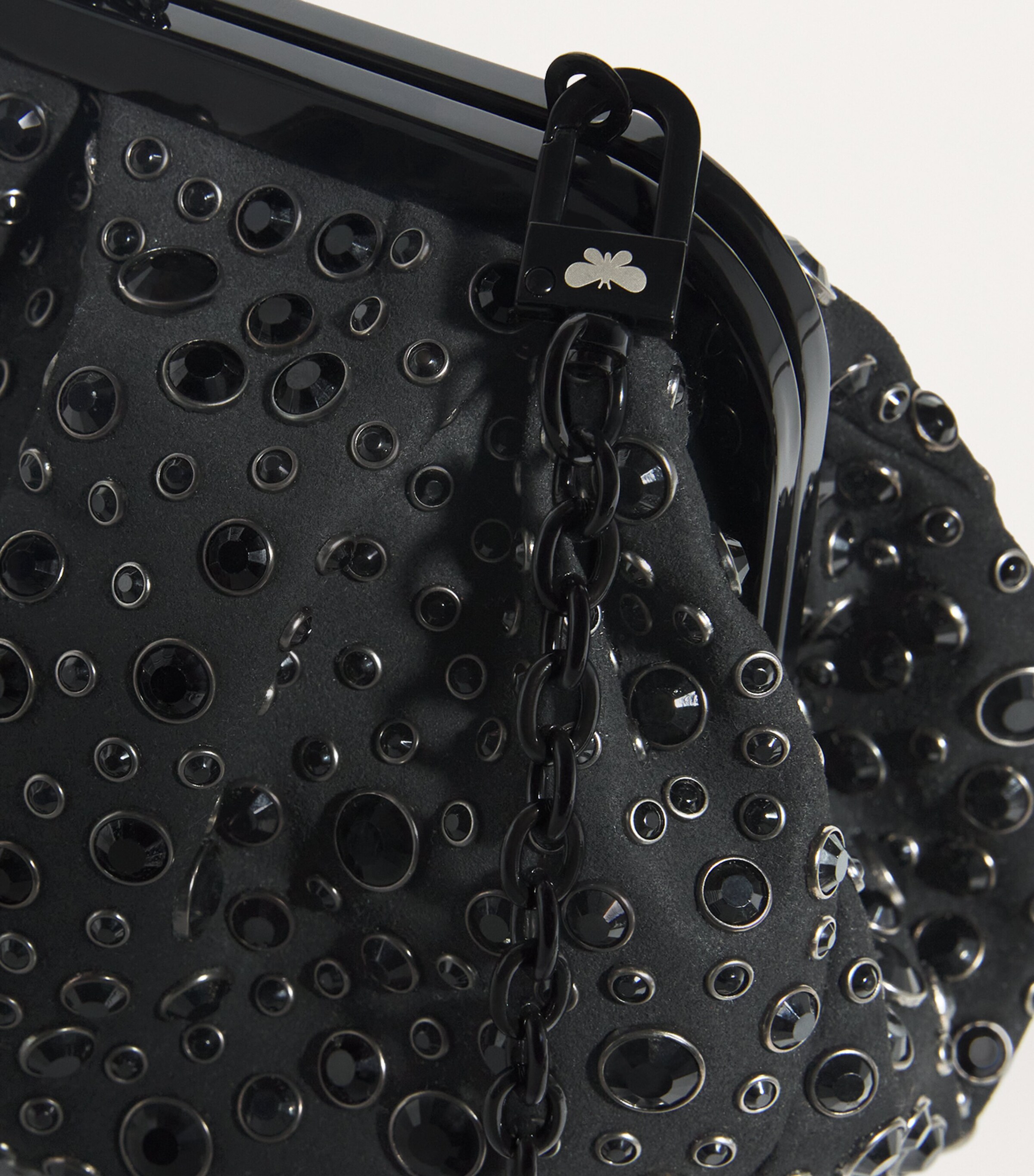 Weekend Max Mara Black Small Embellished Pasticcino Clutch Bag
