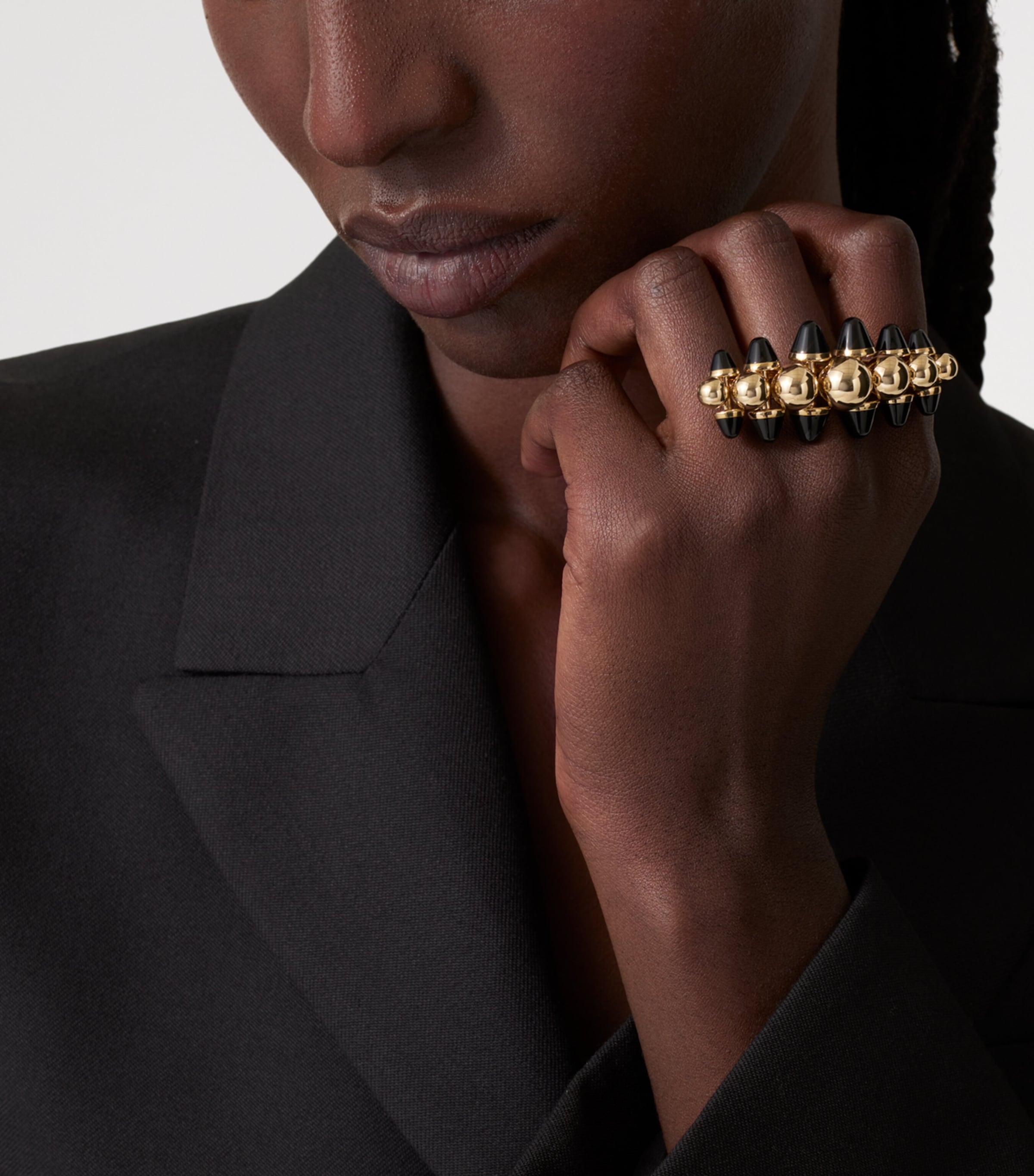 Cartier Yellow Gold and Onyx Clash de Cartier XL Ring Yellow Gold Image 2