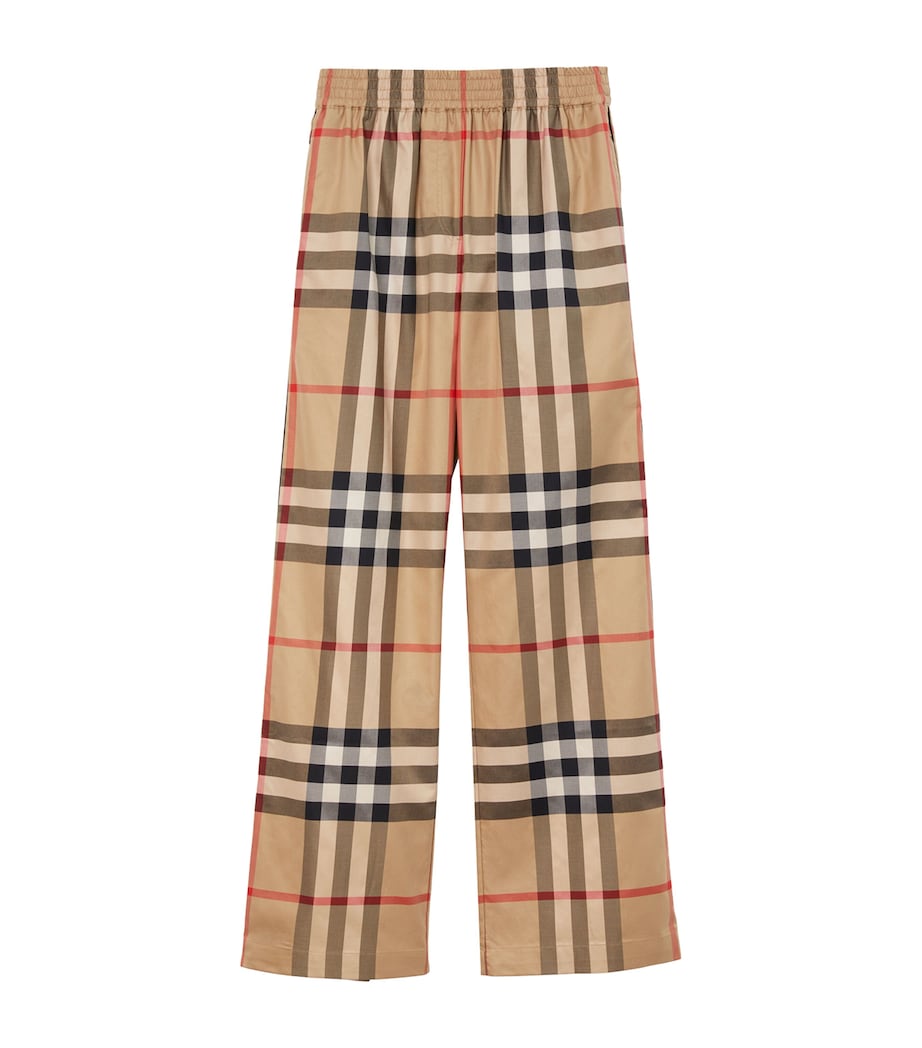 Cotton Check Trousers ARCHIVE BEIGE IP CHK Image 1