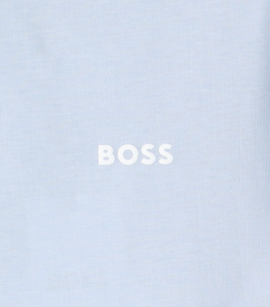 BOSS Kidswear Pack of 2 Logo T-Shirts (4-16 Years) Pale Blue Navy Image 2