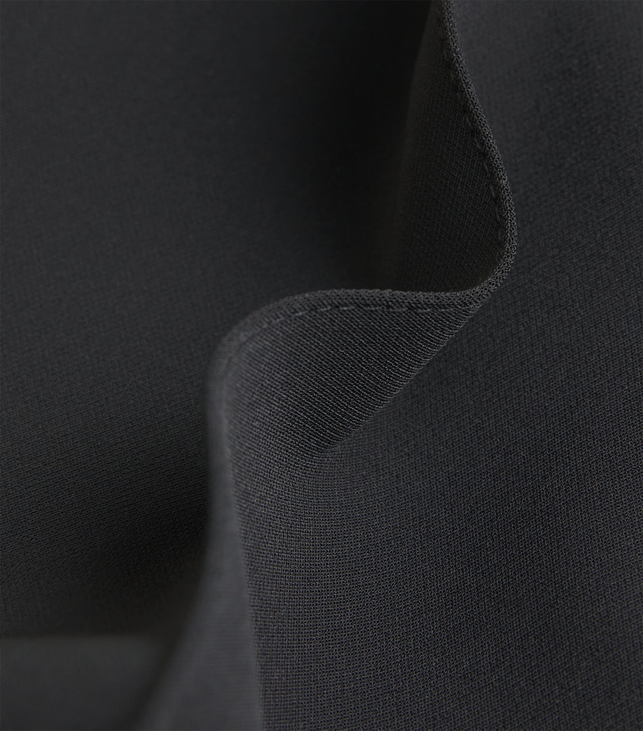 High-Rise Cigarette Trousers BLACK Image 5