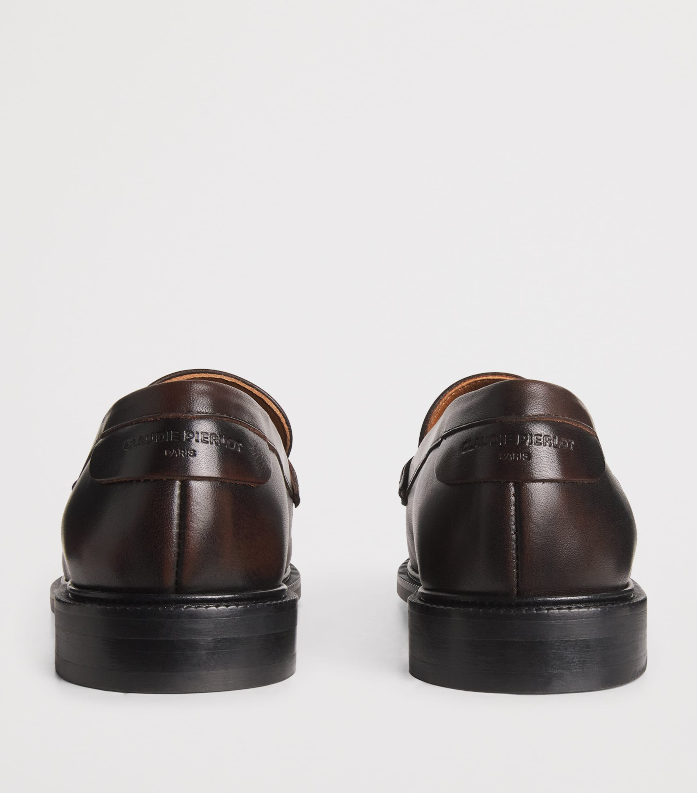Leather Loafers CHOCOLATE Image 3