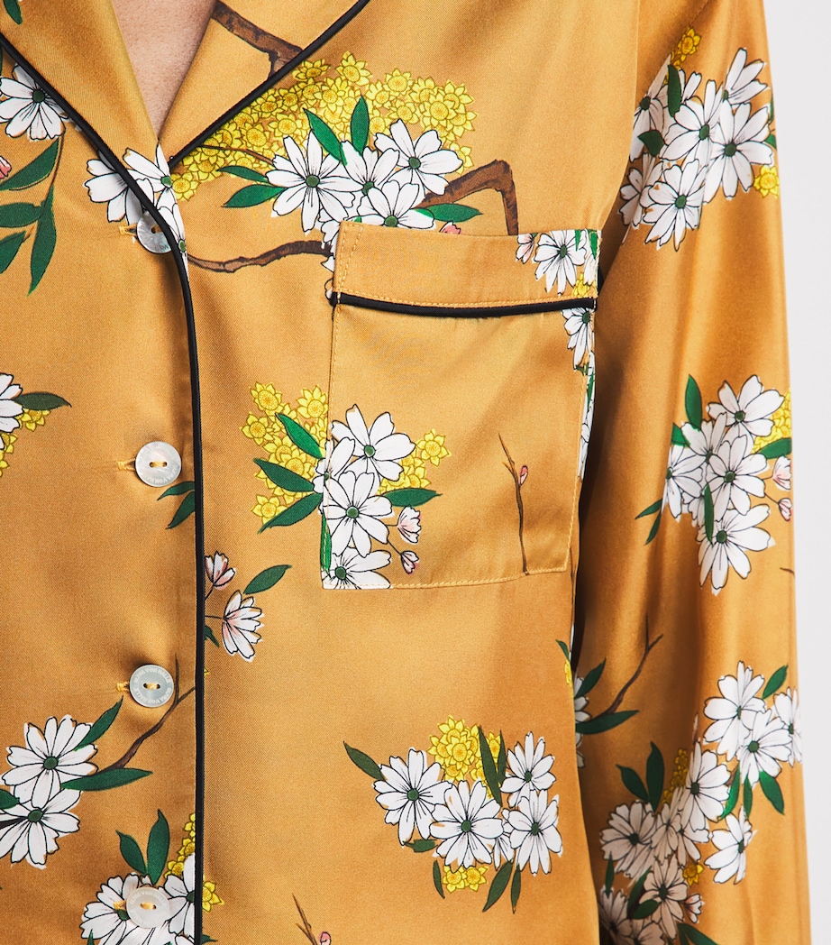 Olivia von Halle Womens Silk Carmena Alba Pyjama Set Carmena Image 3