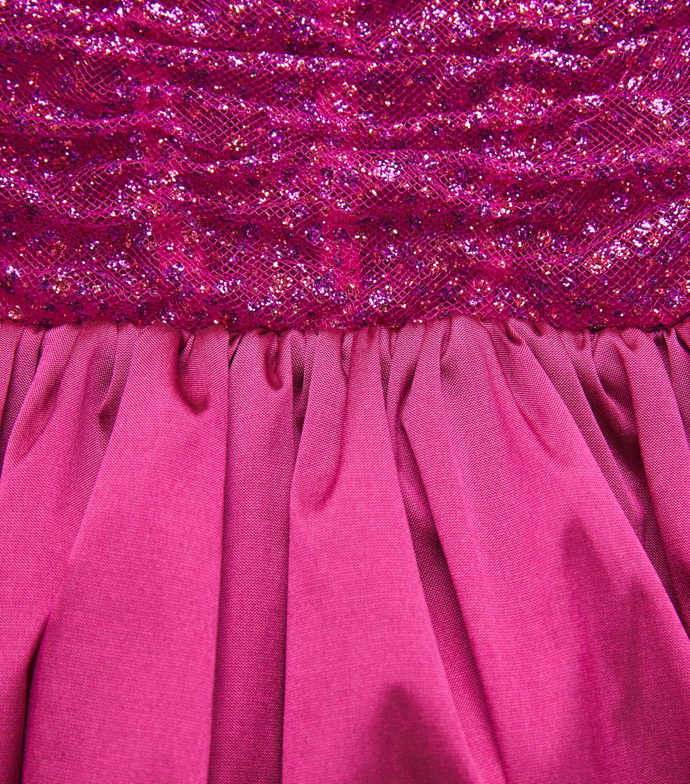 Sandra Mansour Womens Taffeta Twilight Gown Asis C Fuchsia Image 6