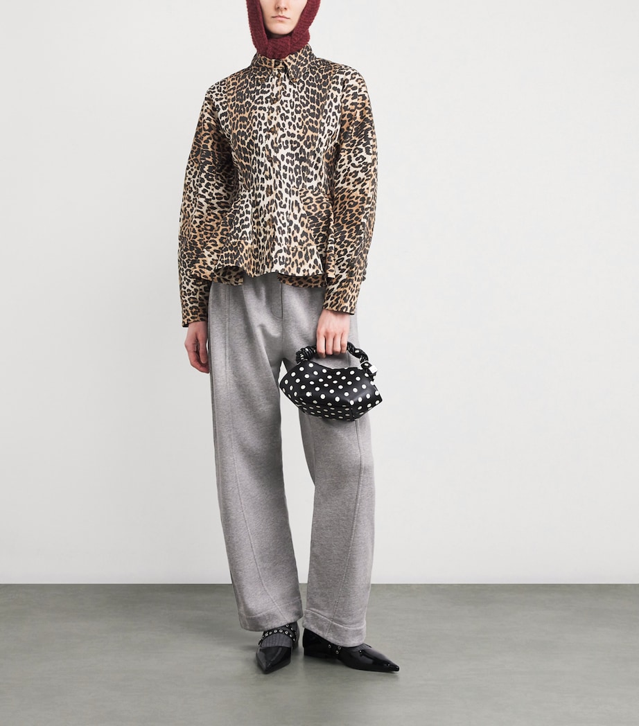 Organic Cotton Wide-Leg Sweatpants 920 PALOMA Image 2