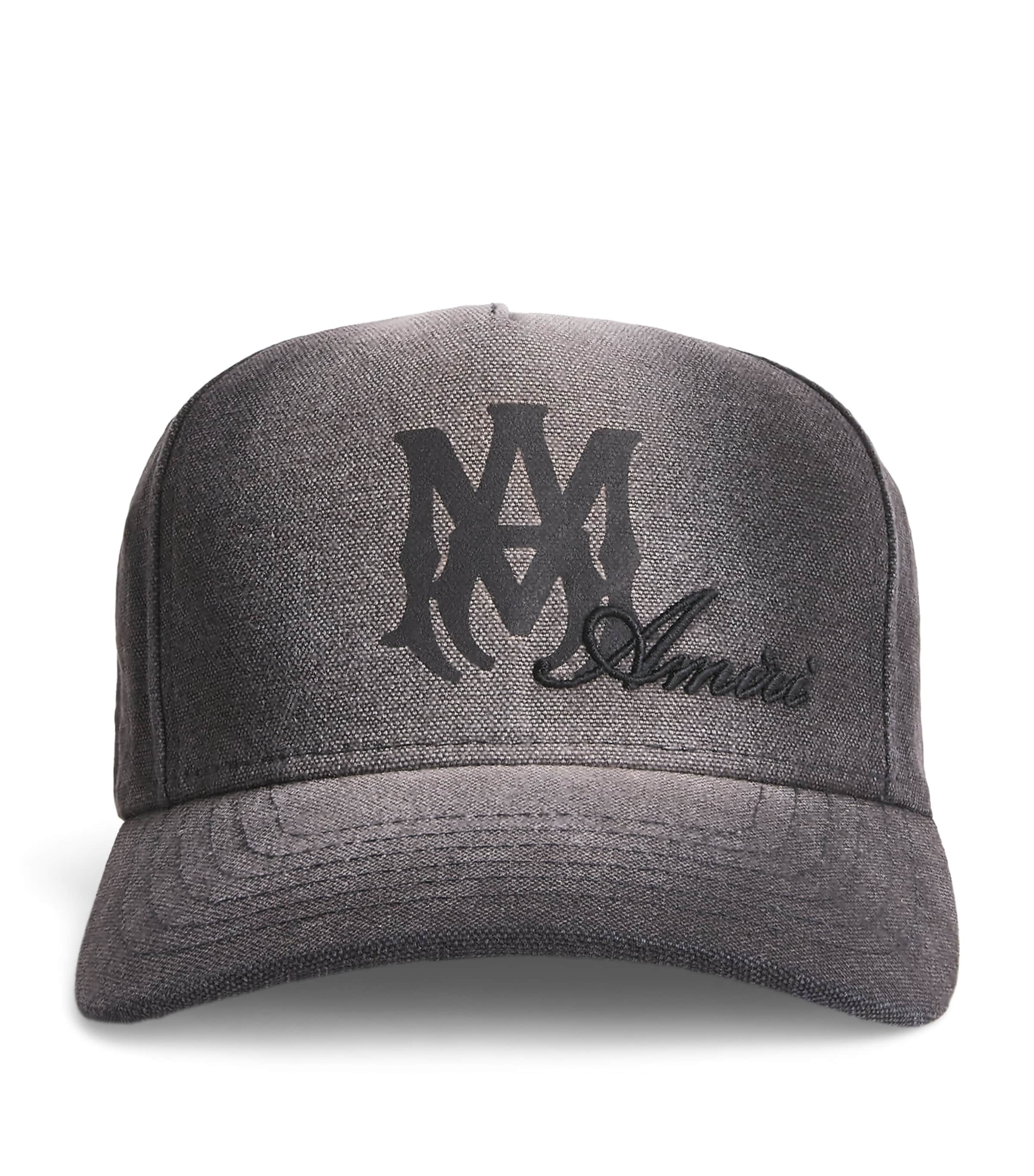 AMIRI Logo Script Baseball Cap Black Image 1