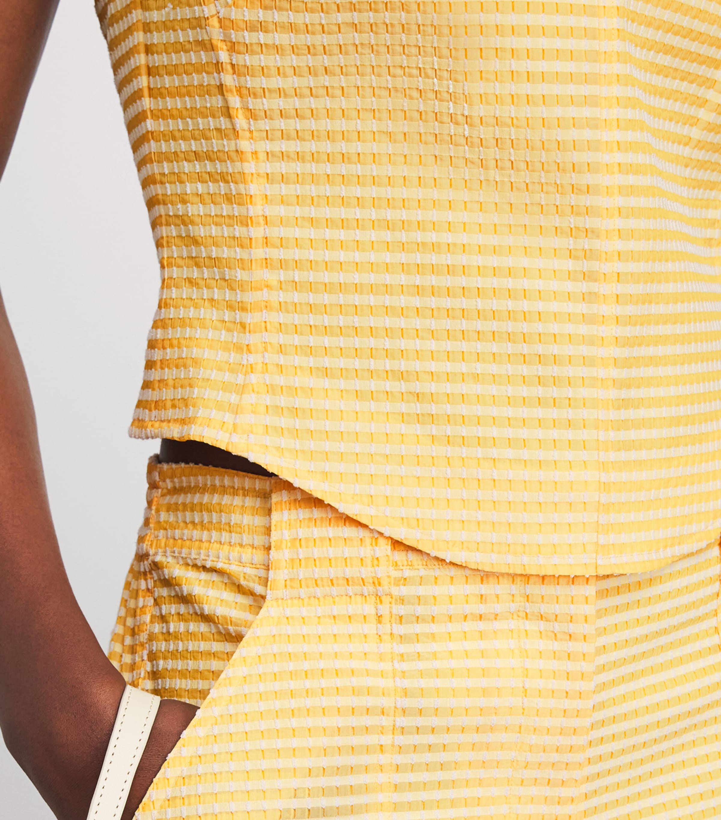 Simkhai Womens Lenora Bustier Top Mango Image 3