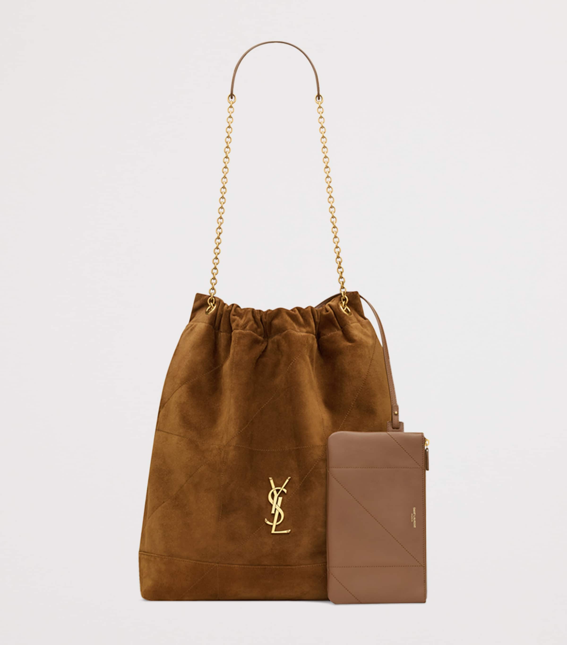 ショルダーバッグ・ポシェット Saint Laurent Pochon Jamie Large Suede Shoulder Bag Saint Laurent Large Suede Jamie Pochon Shoulder Bag | Harrods US