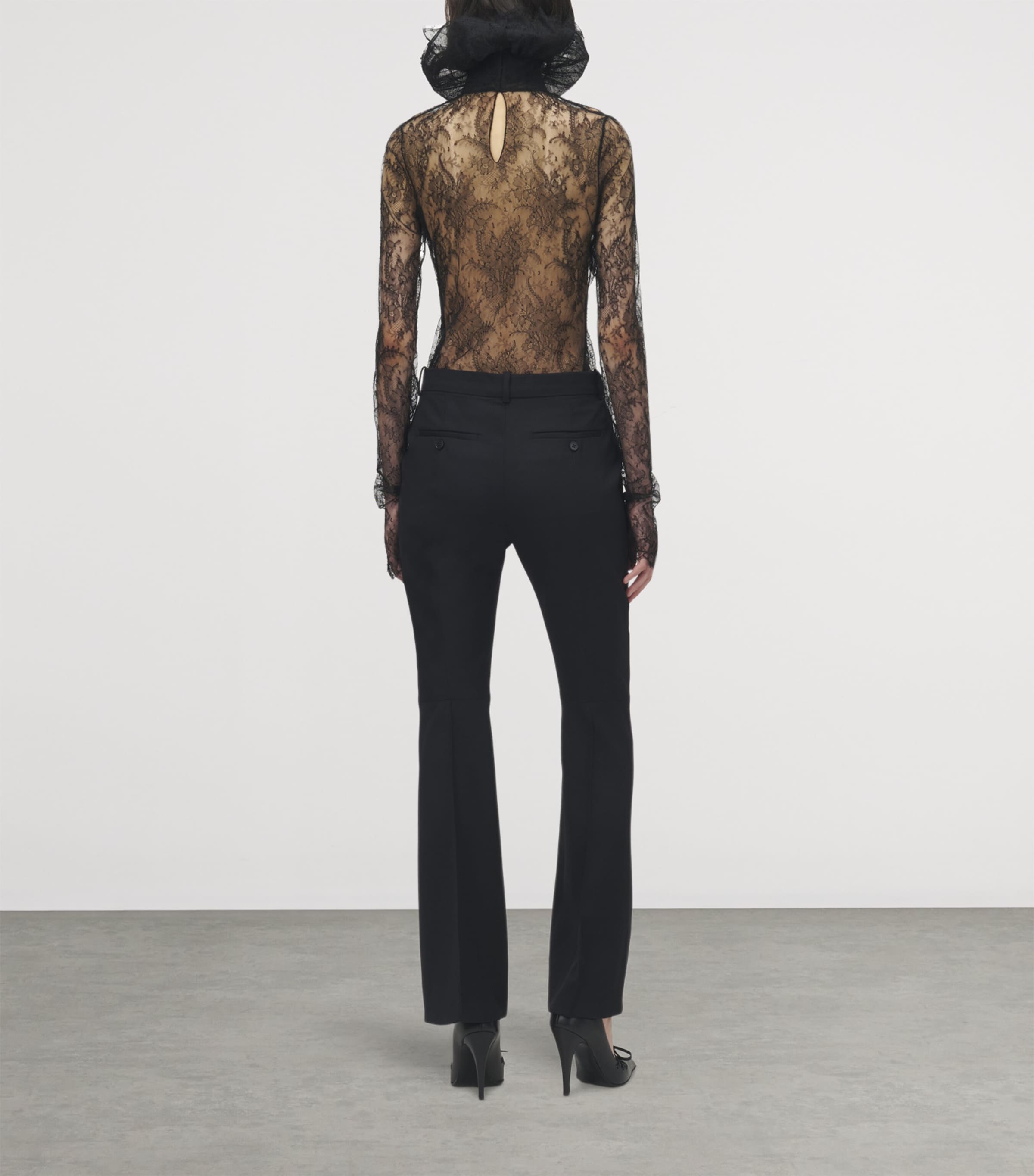 Wool Flared Trousers 1000 Image 4