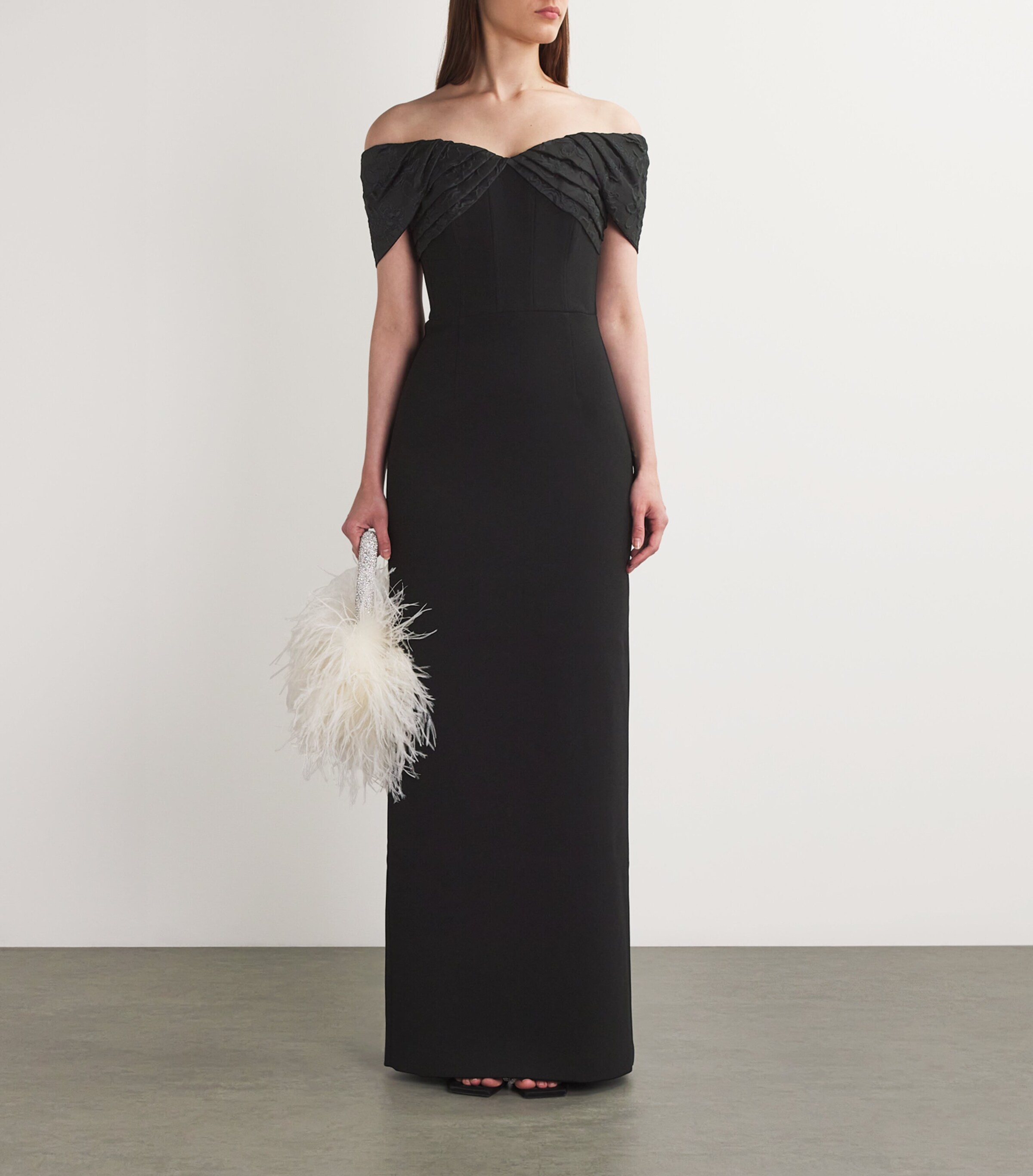 Rebecca Vallance Athena Off-The-Shoulder Gown | Harrods US