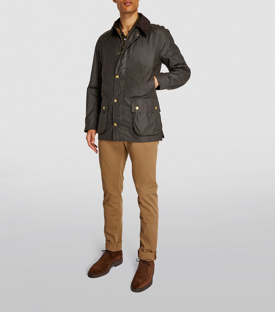 Waxed Ashby Jacket OLIVE Image 2