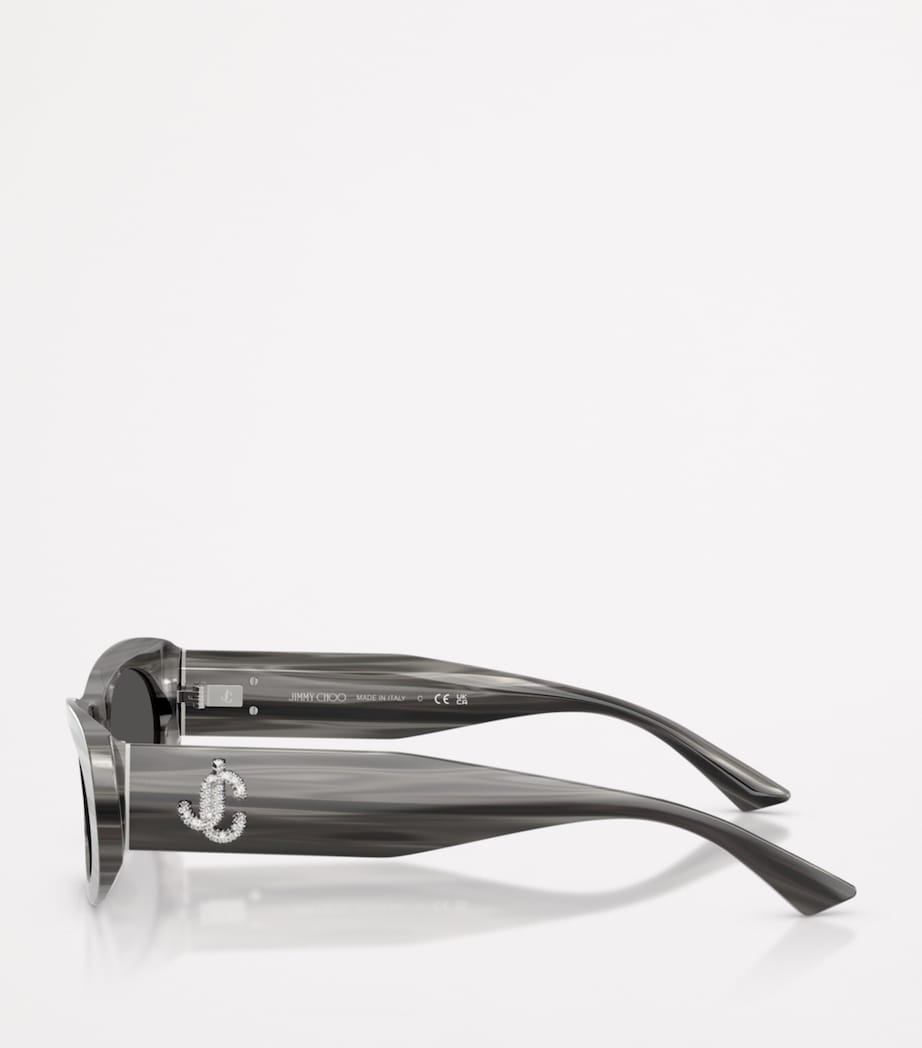 Oval Logo Sunglasses 506387 Image 3