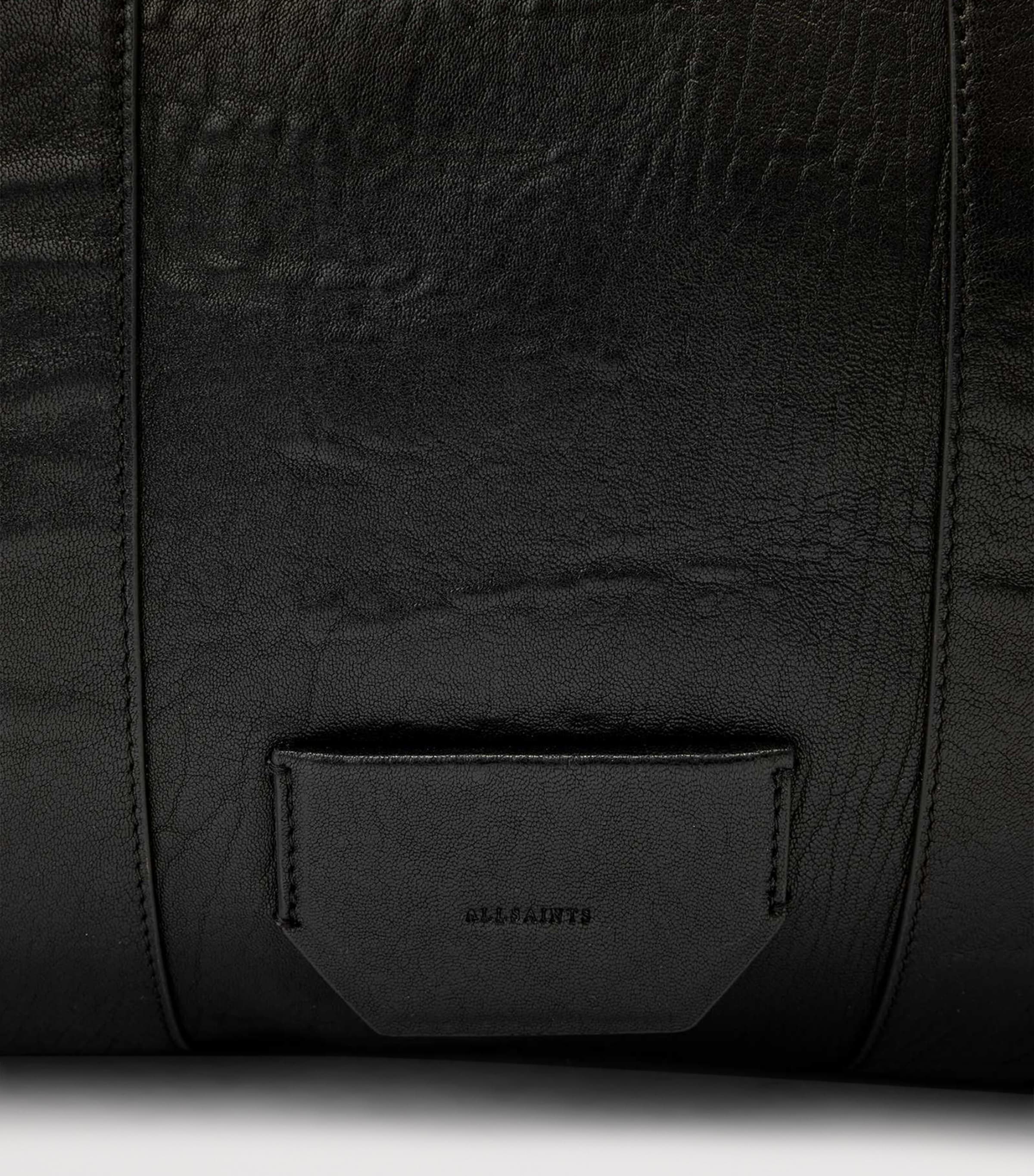 Leather Ares Holdall BLACK Image 6
