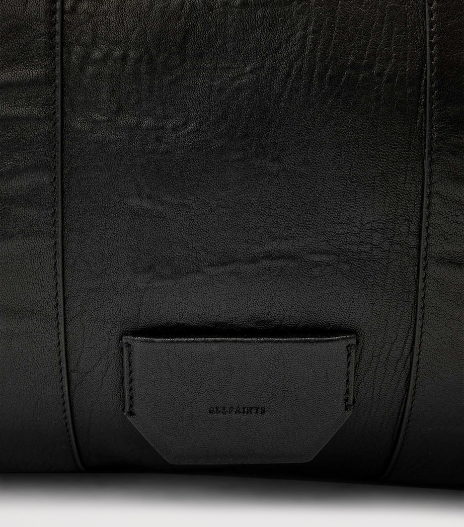 Leather Ares Holdall BLACK Image 6