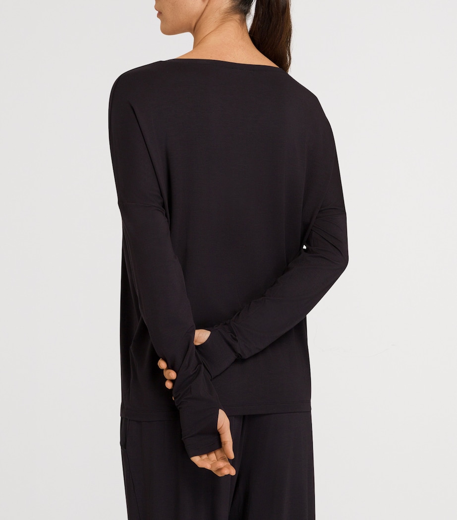 Stretch-Modal Yoga Long-Sleeve Top 2199 Image 4