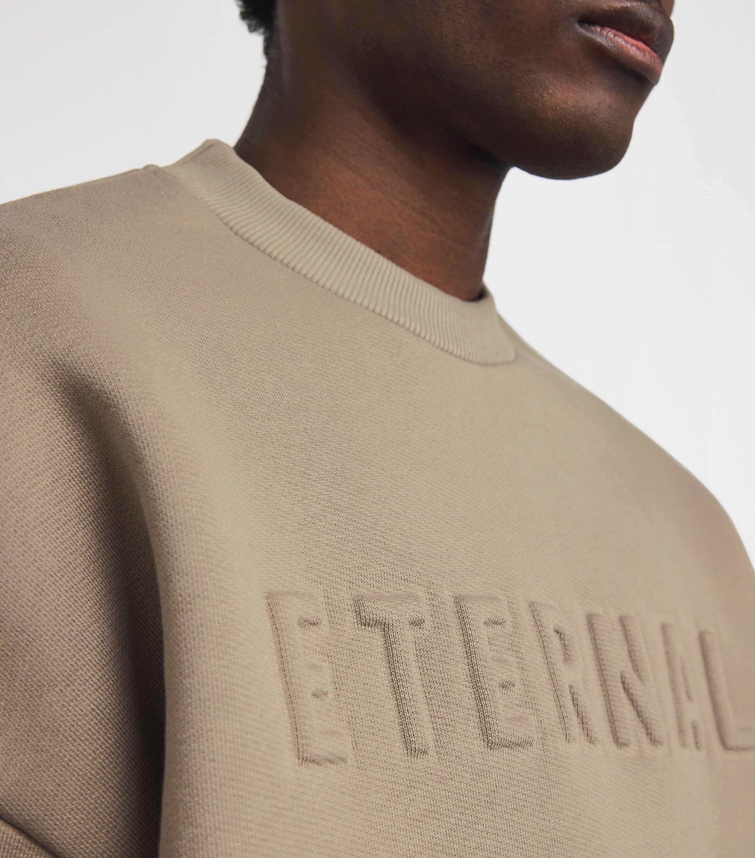 Cotton-Blend Eternal Sweatshirt DUSTY BEIGE Image 6