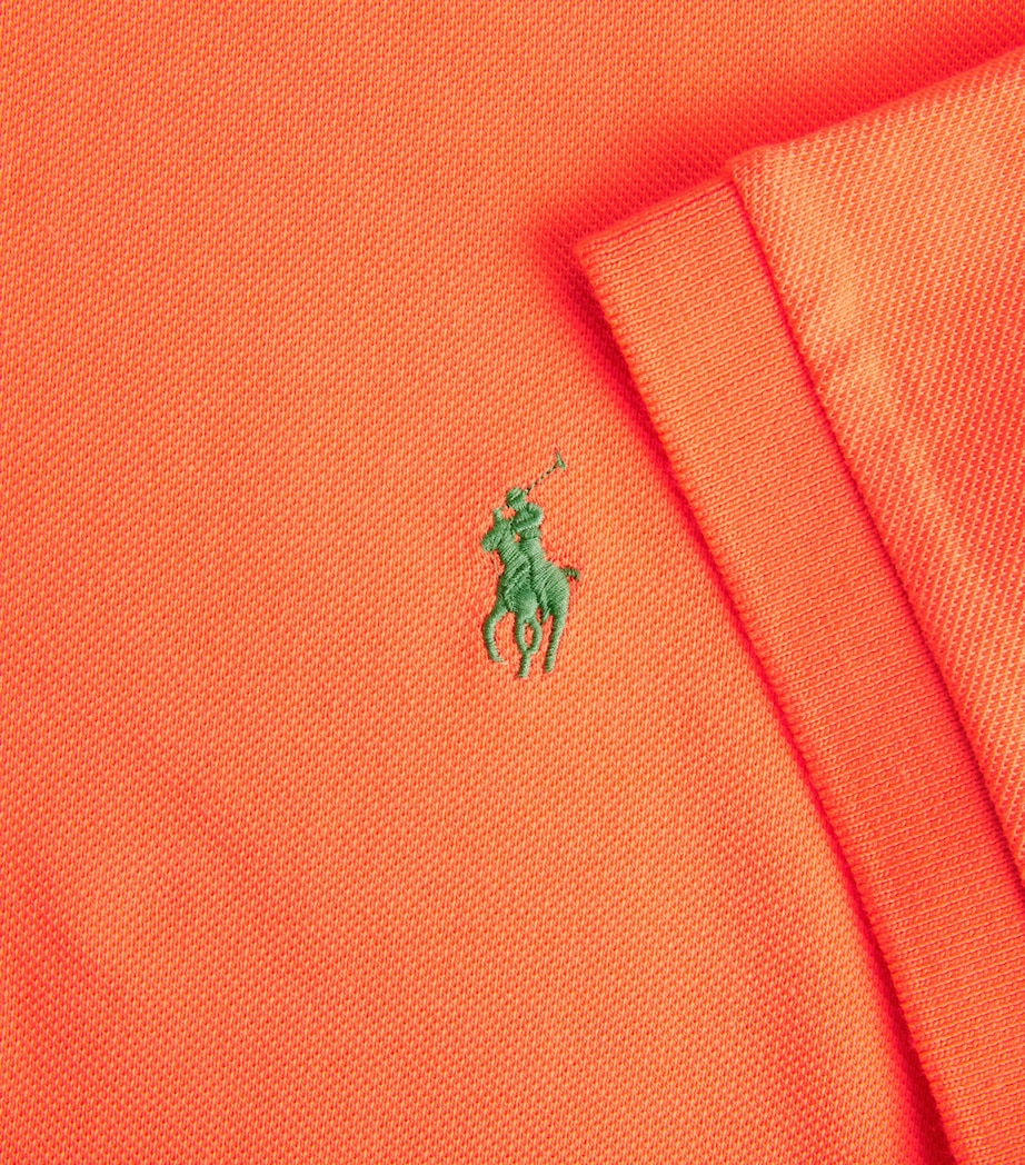 Polo Ralph Lauren Mens Cotton Mesh Custom-Fit Polo Shirt Pompano Image 6
