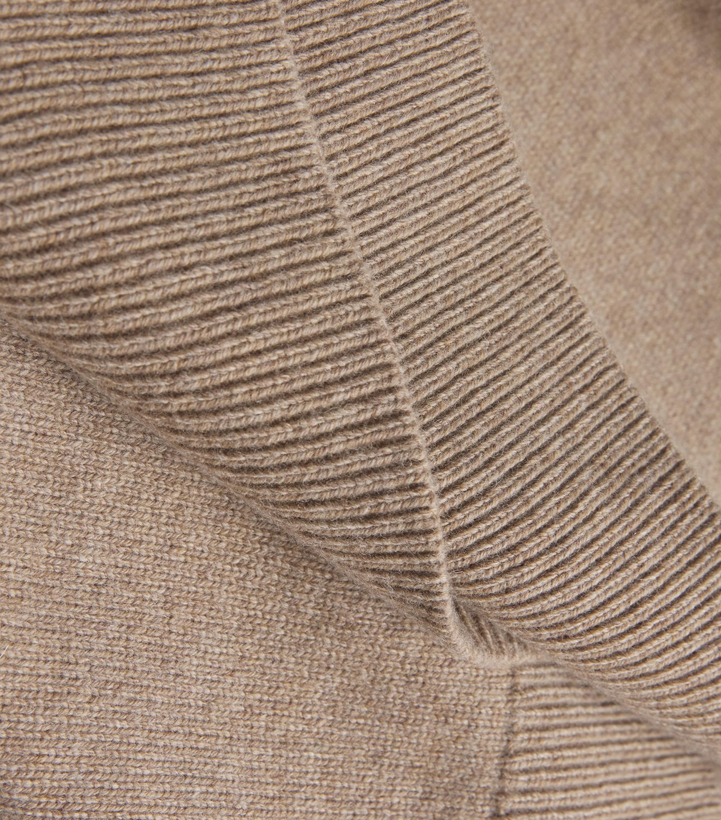 Merino Wool High-Neck Sweater 296 MELANGE OATMEAL Image 5