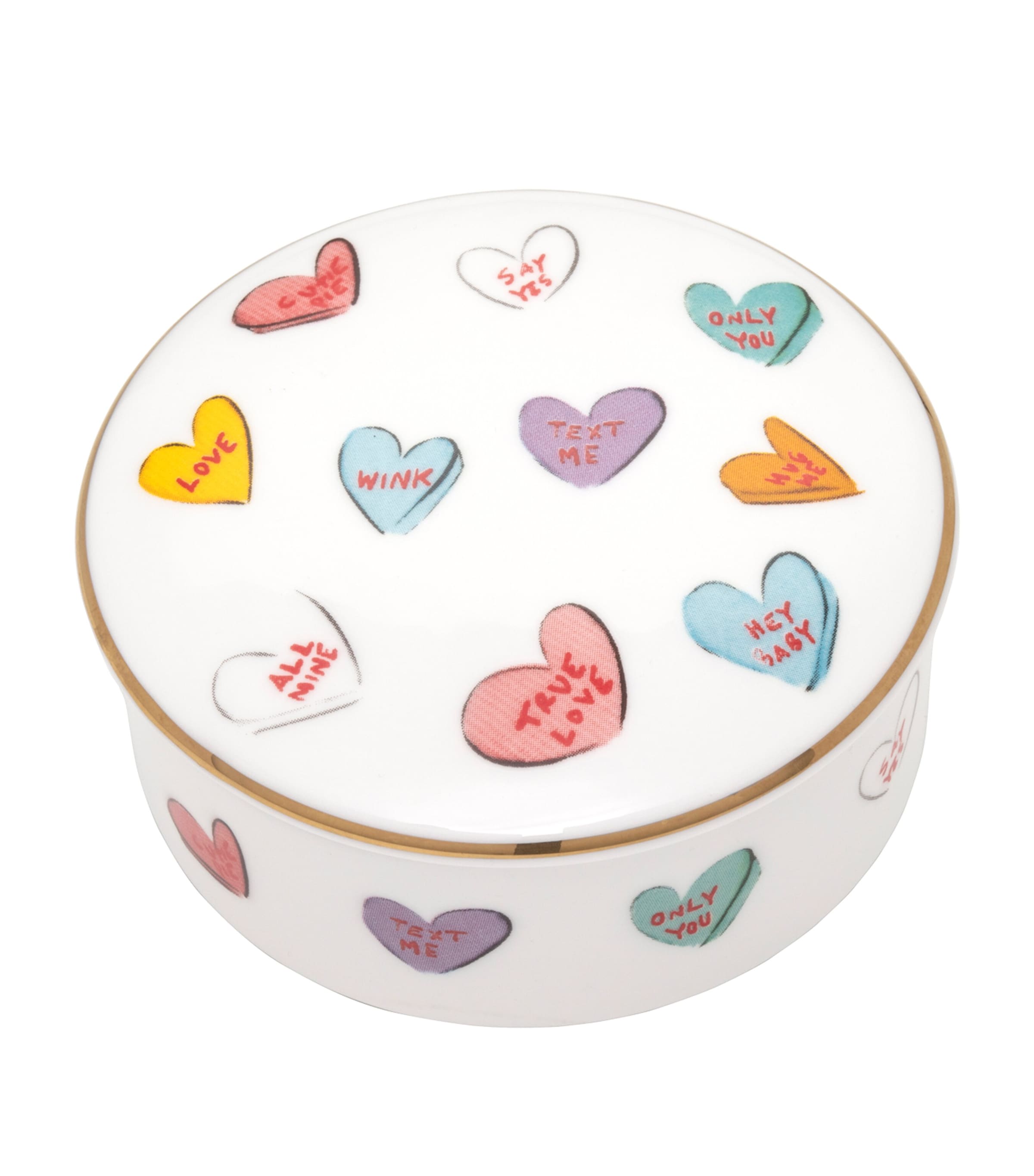 Halcyon Days Bone China Only You Trinket Box Image 1