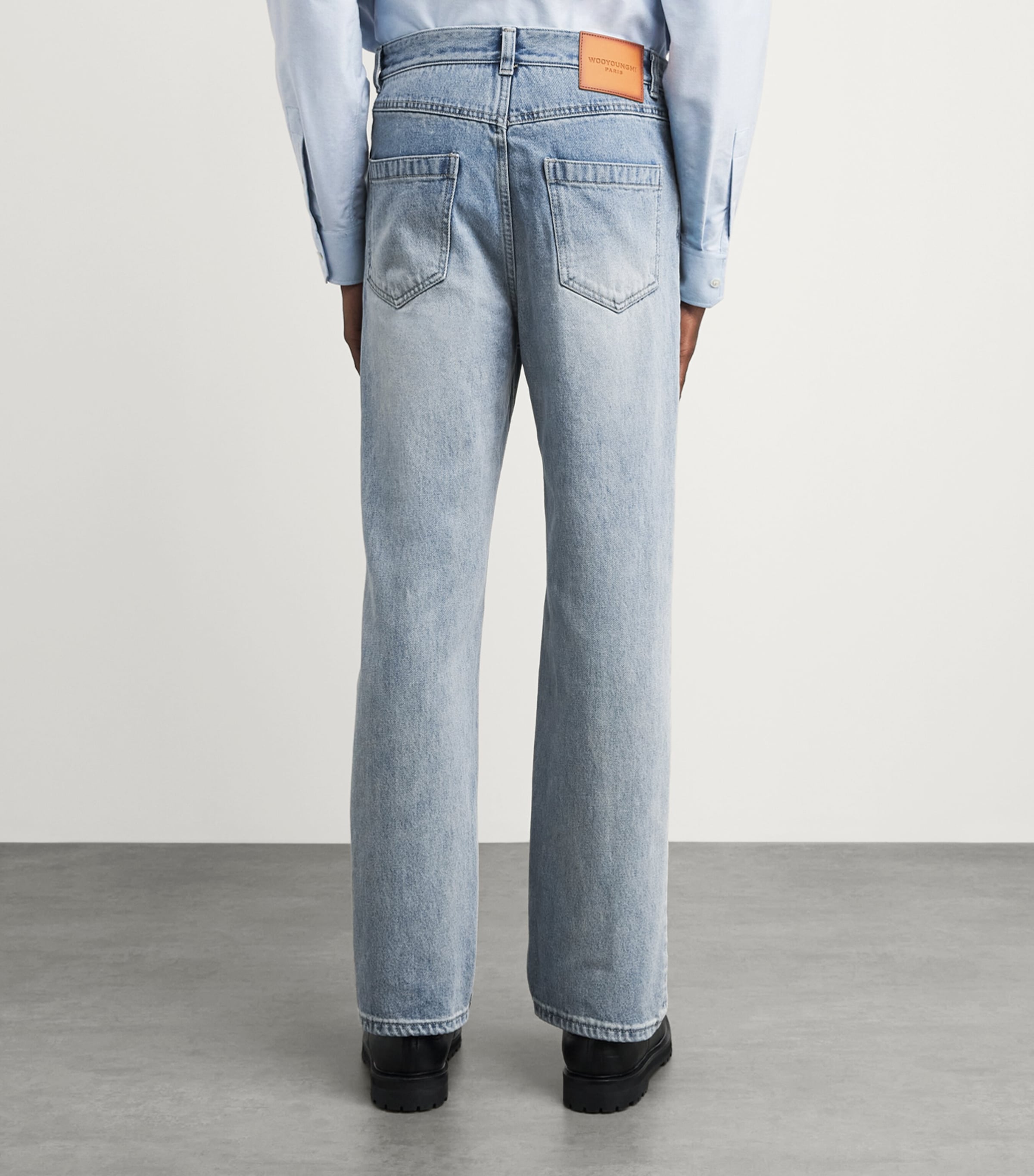 Wooyoungmi Mens Straight Jeans Blue Image 5