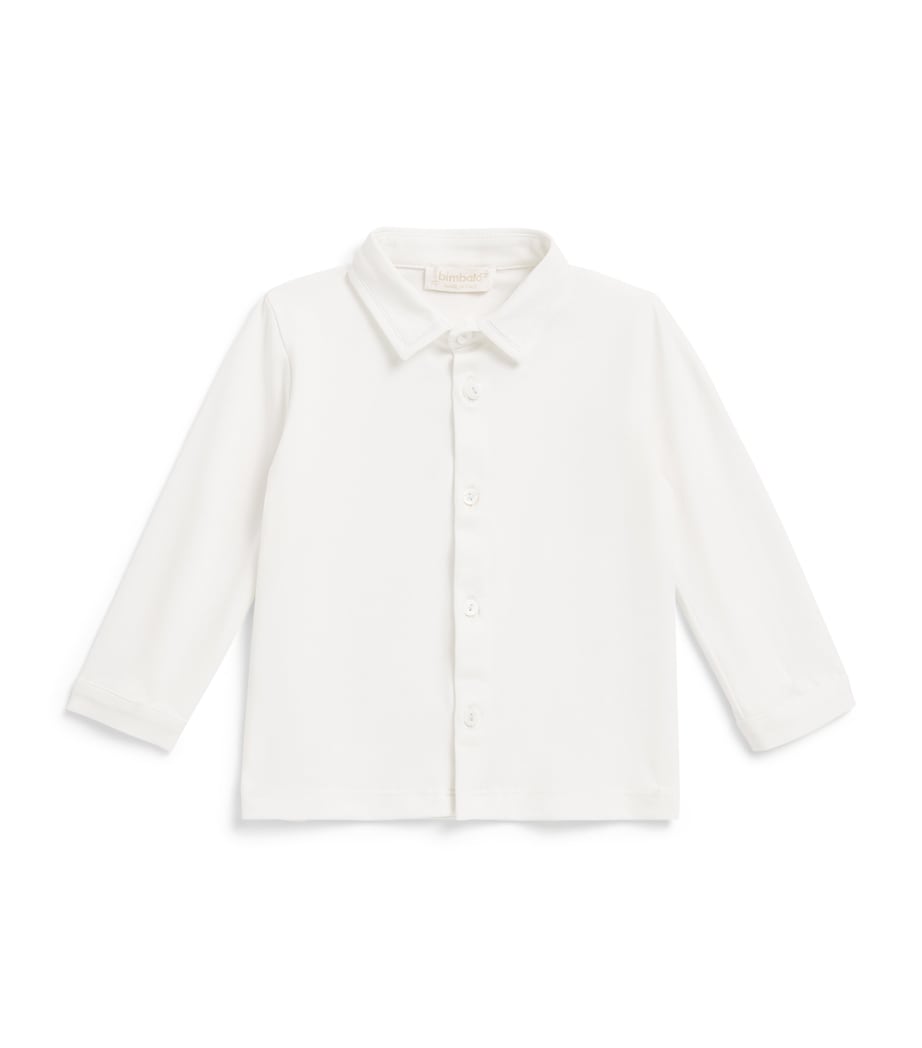 Bimbalo Stretch-Cotton Shirt (3 Months-4 Years) Cream Image 1
