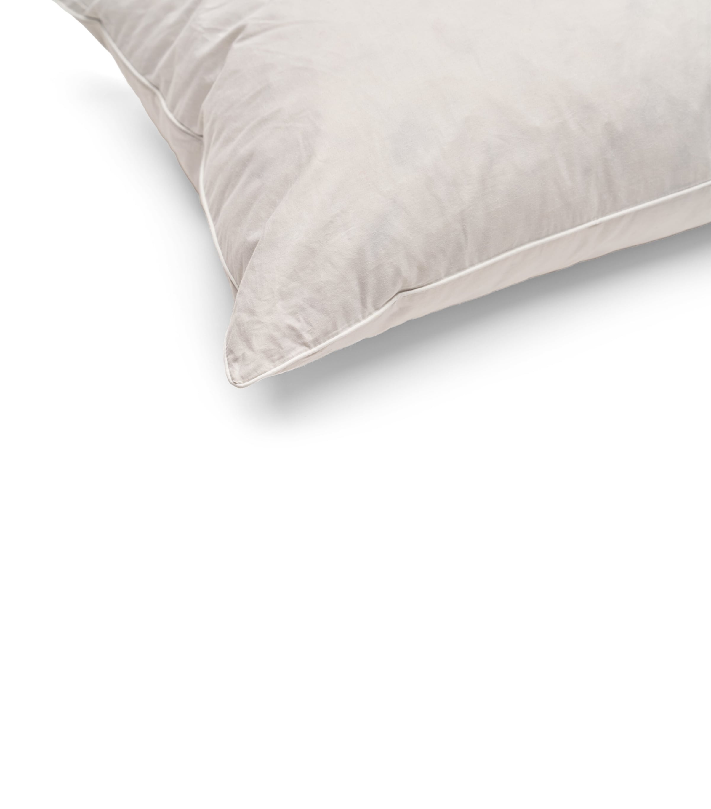 Cotton Down-Filled Pillow (90cm x 50cm) WHITE Image 6