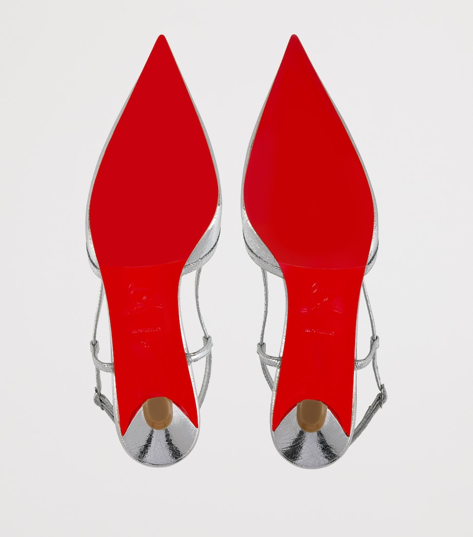 Miss Z Slingina Metallic Leather Pumps 25 S211 Image 6