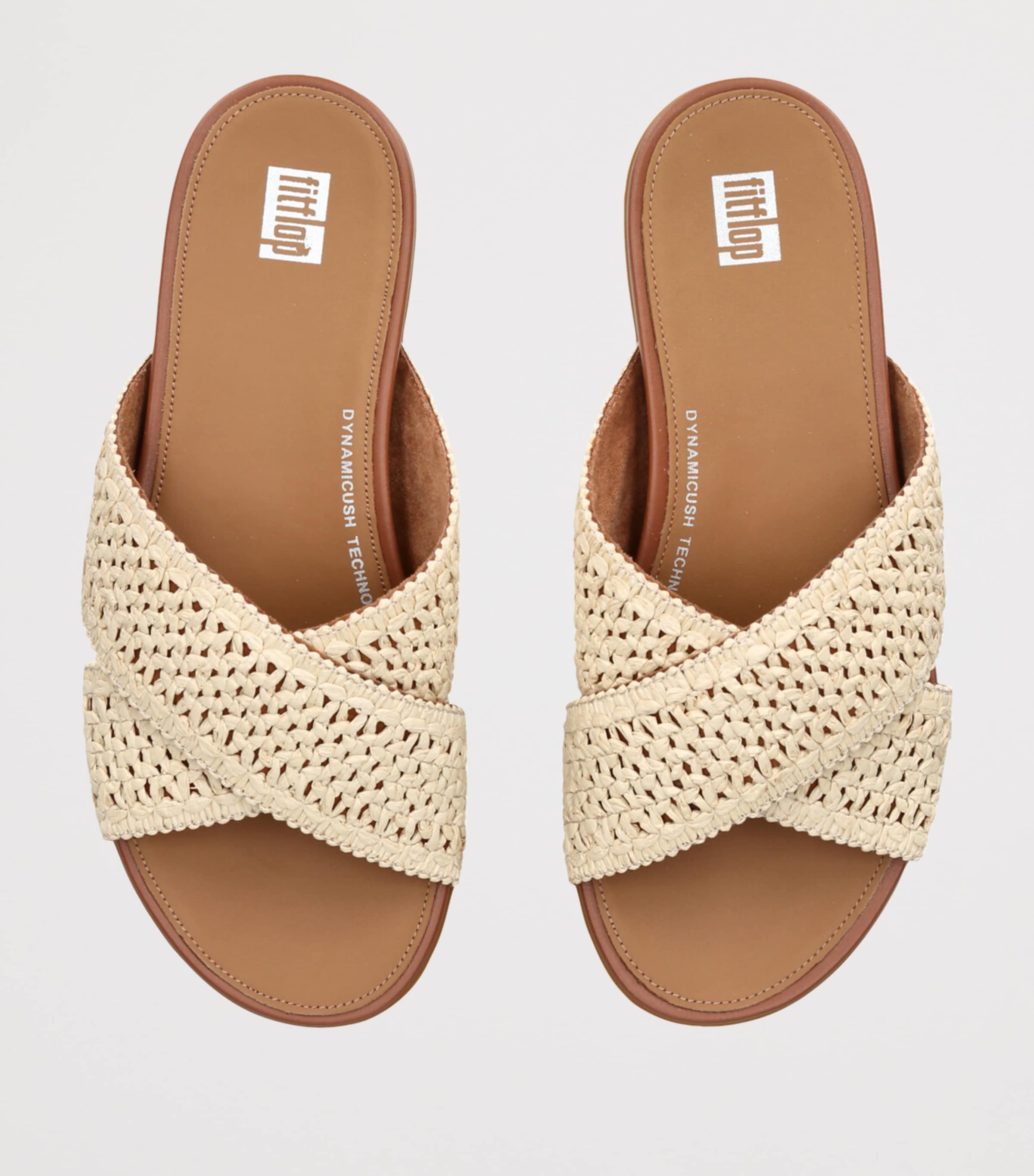 Raffia Gracie Slides BEIGE Image 4