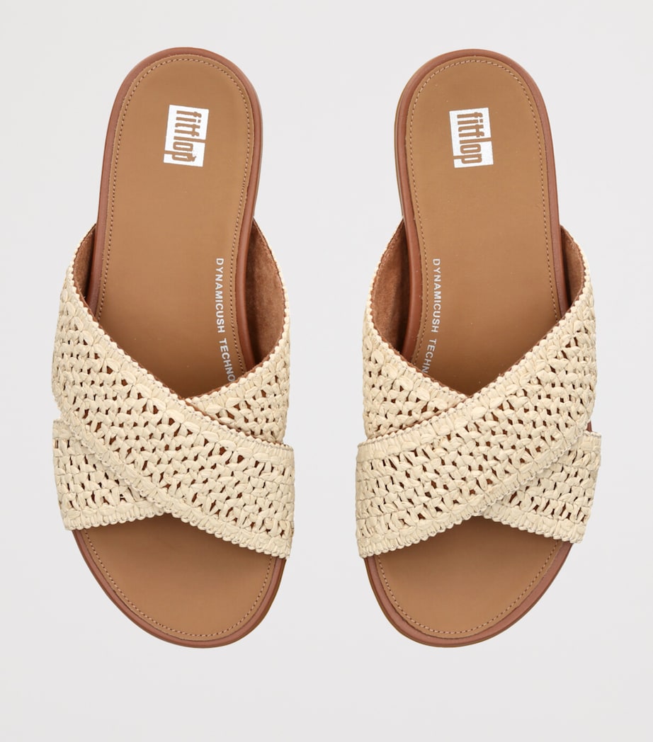 Raffia Gracie Slides BEIGE Image 4