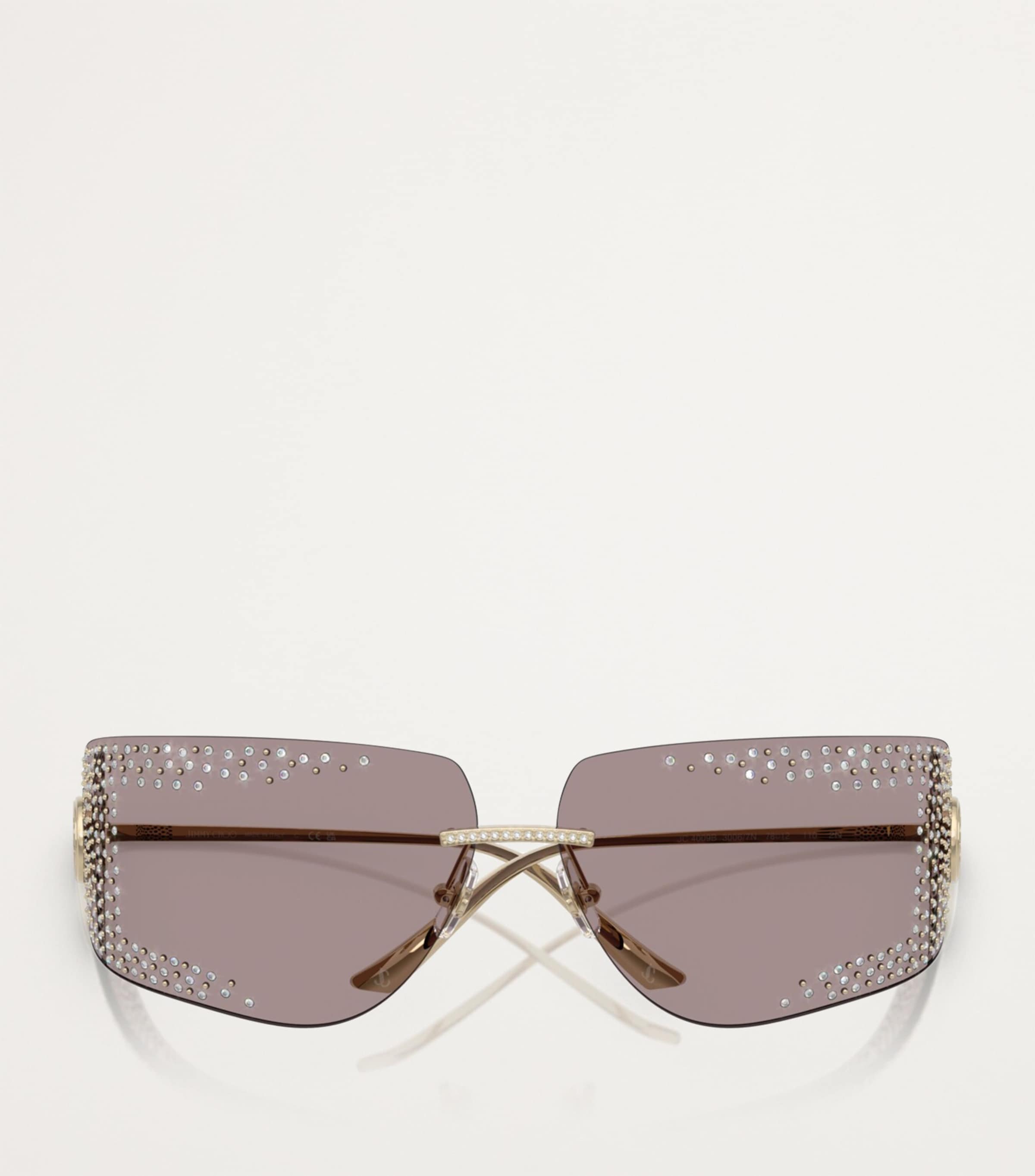 Embellished Wire-Frame Sunglasses 30067N Image 5