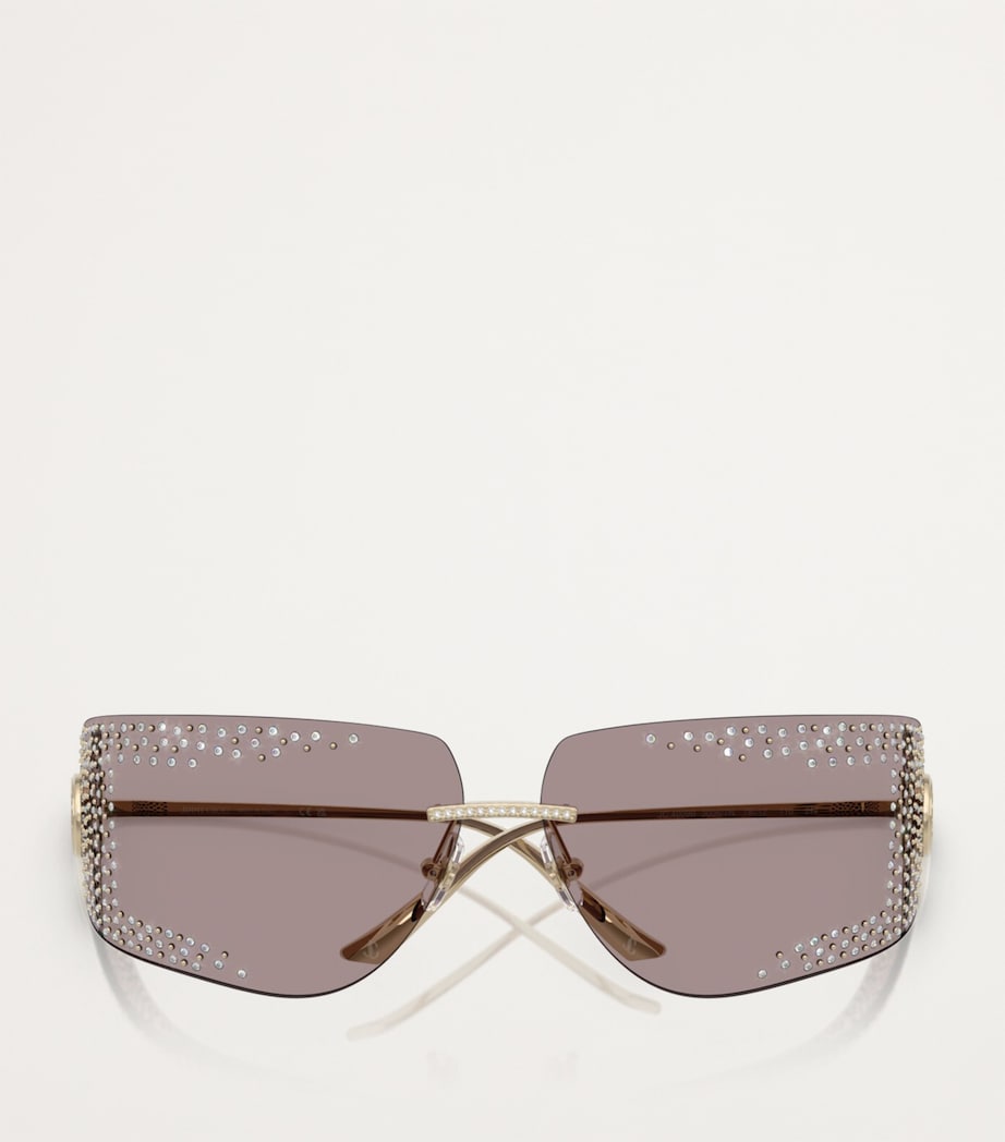 Embellished Wire-Frame Sunglasses 30067N Image 5