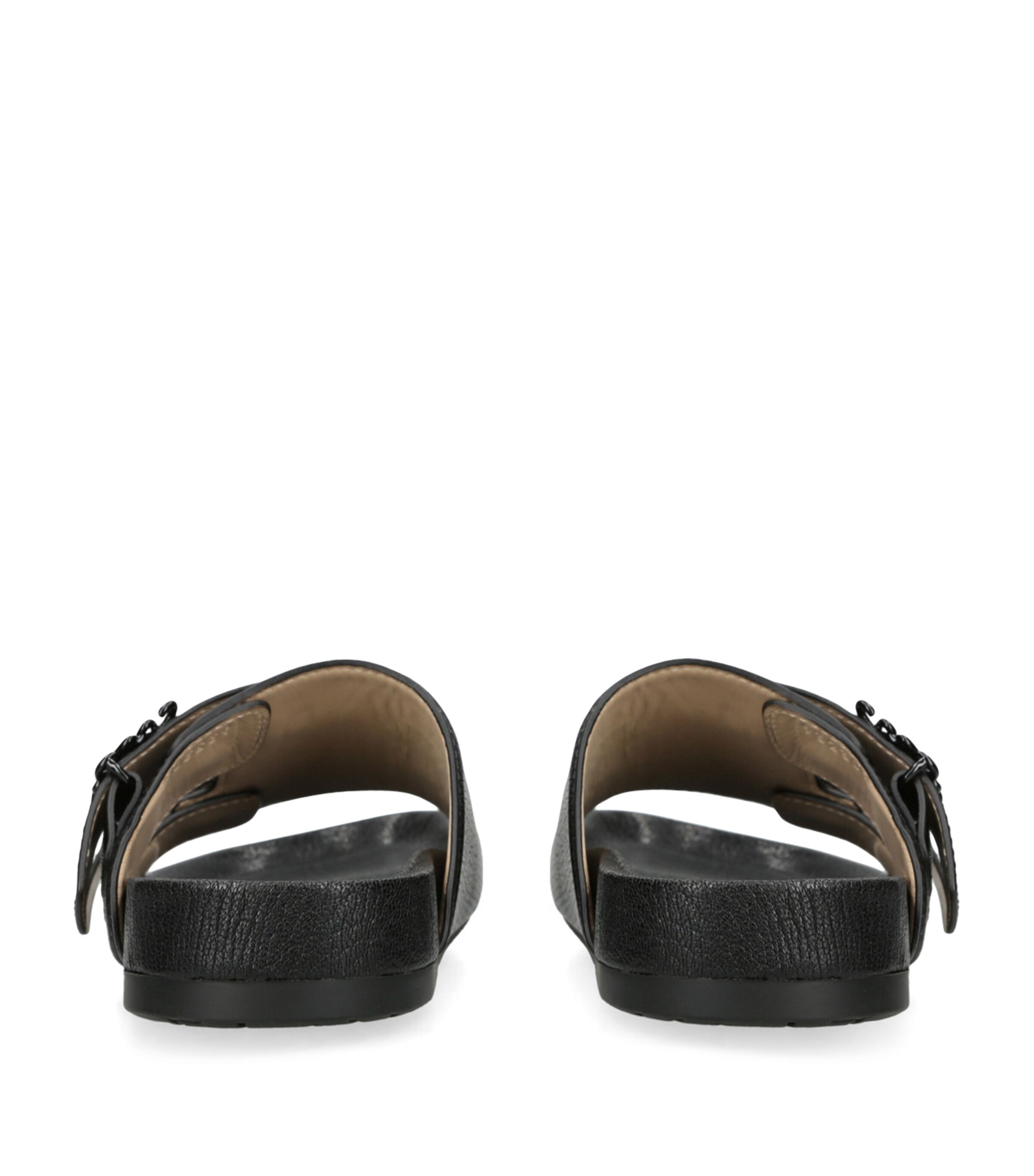 Leather Ease Sandals BLACK Image 2