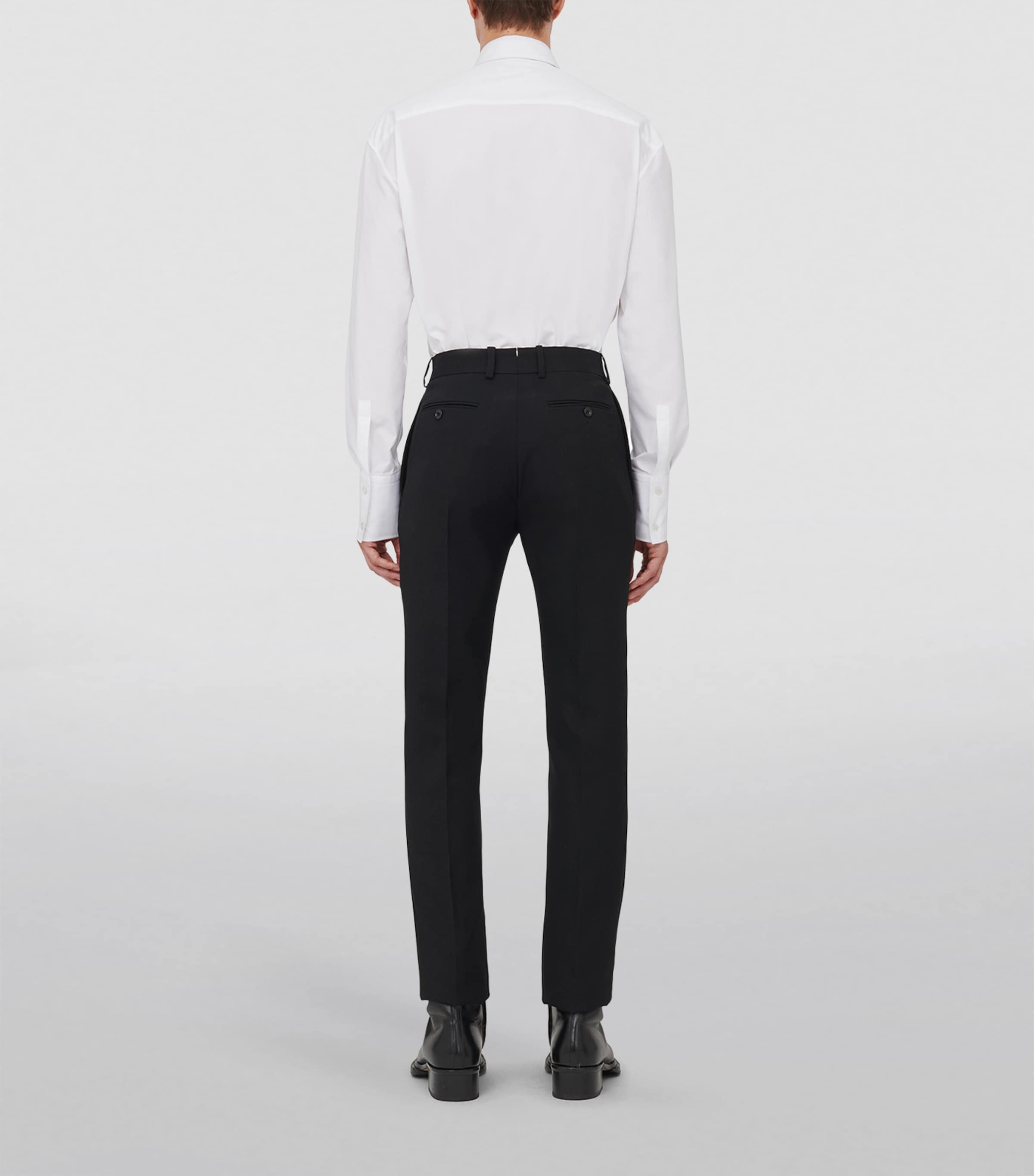 パンツ Alexander Mcqueen Cigarette Trousers In Luxurious Wool Blend McQueen Wool Cigarette Trousers | Harrods US