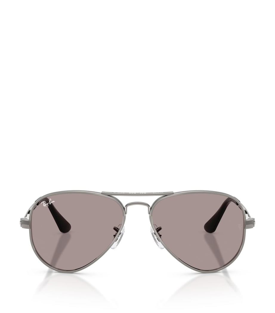 Ray-Ban Aviator Max Summer Capsule Pilot Sunglasses Grey Image 1