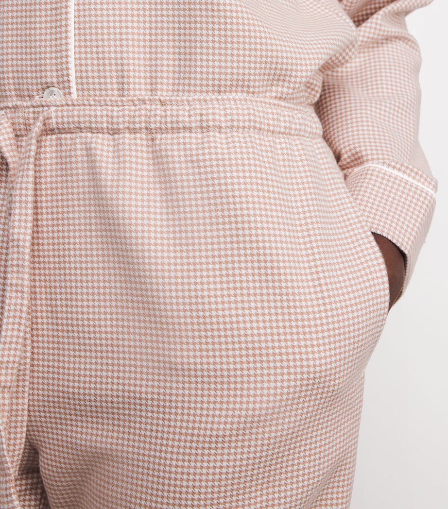 Houndstooth Kelburn Pyjama Set BEI/NEUTRAL Image 4