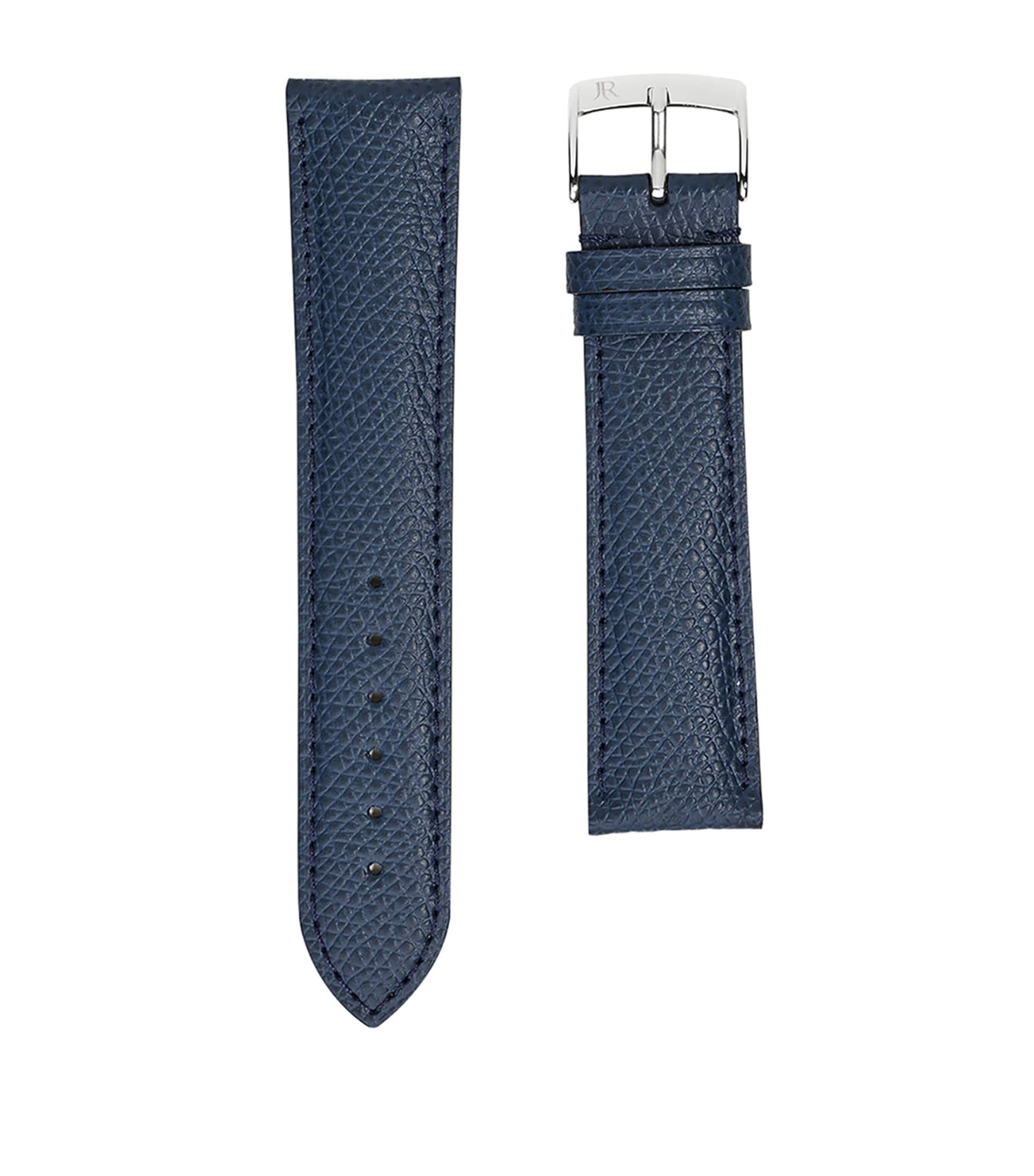 Jean Rousseau Leather Classic 3.5 Watch Strap (17mm) Blue Image 1