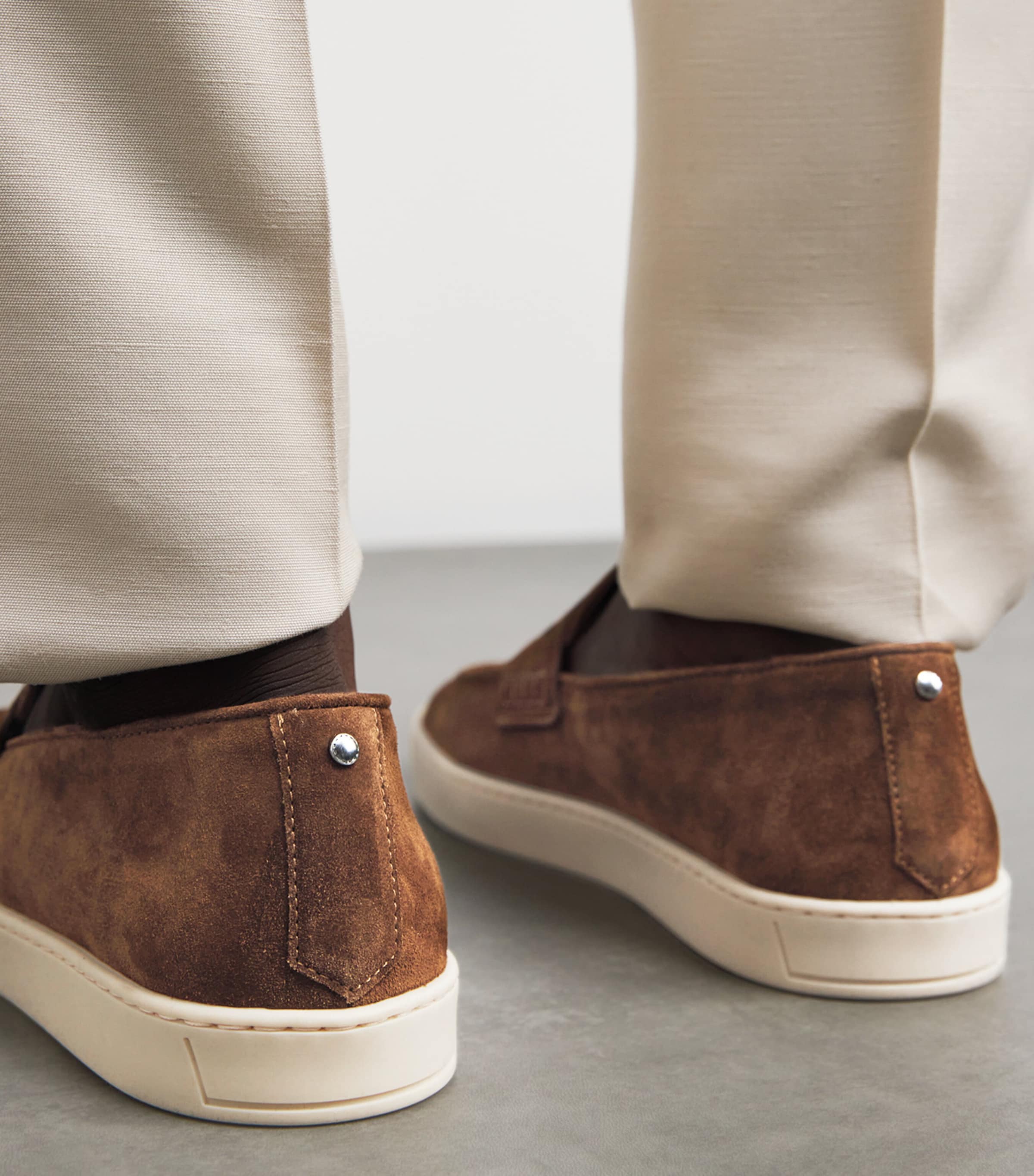 Suede Penny Loafers 530 Image 2