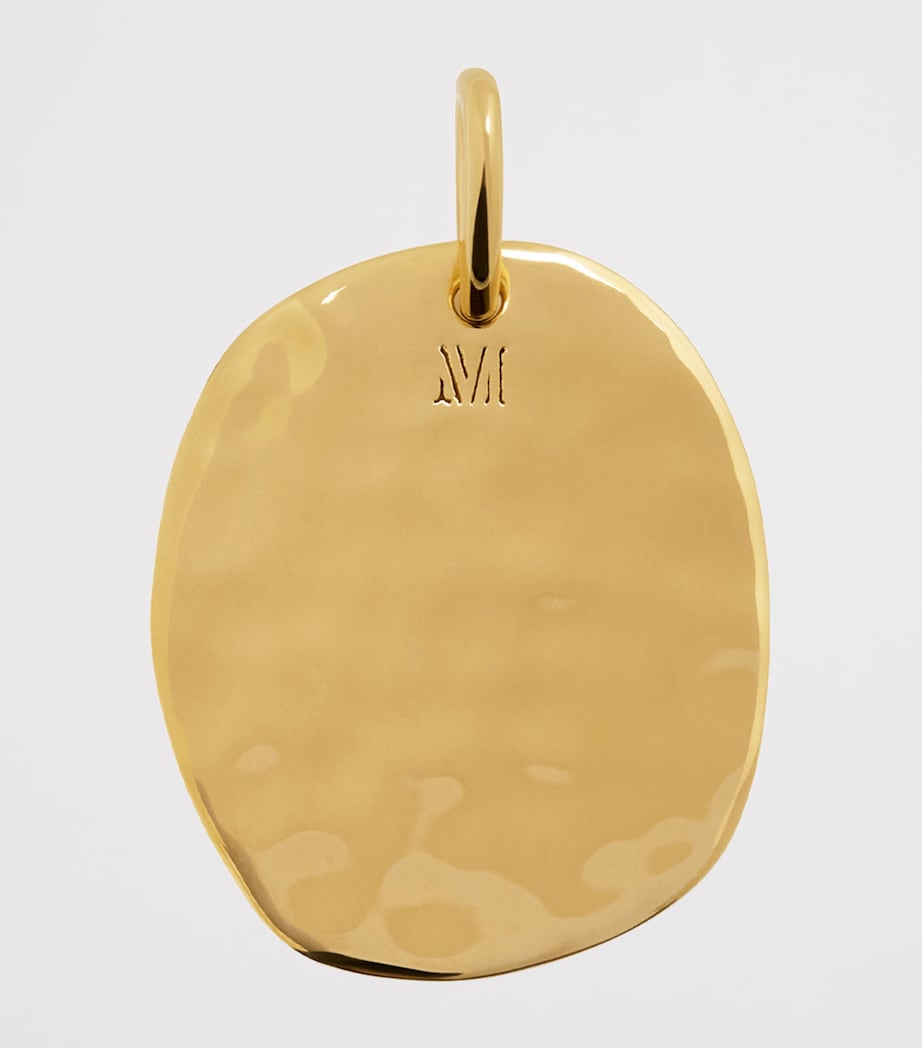 Monica Vinader Gold Vermeil Talisman Sisterhood Pendant Gold Vermeil Image 3
