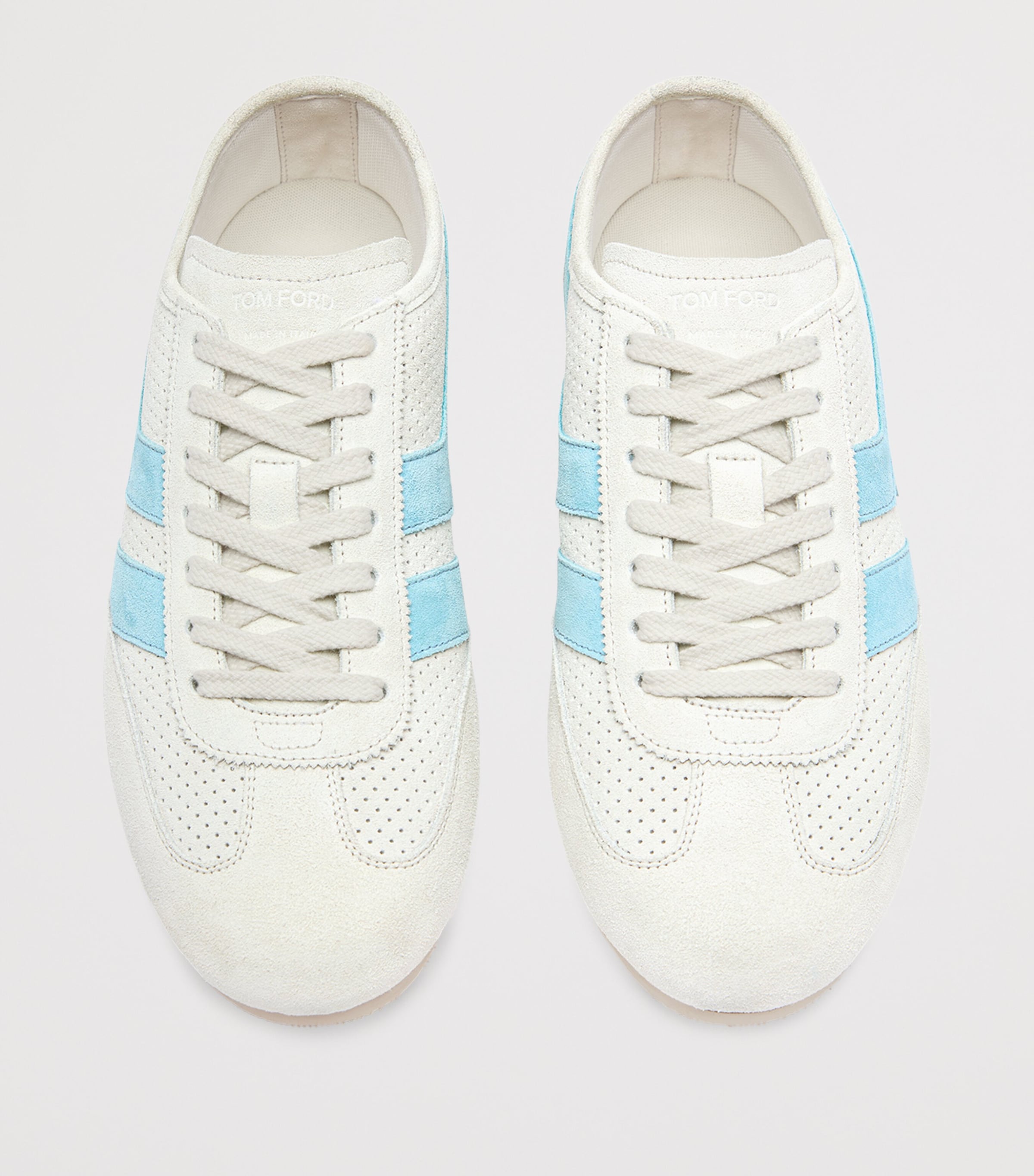 TOM FORD Suede Low-Top Sneakers Wue Image 2