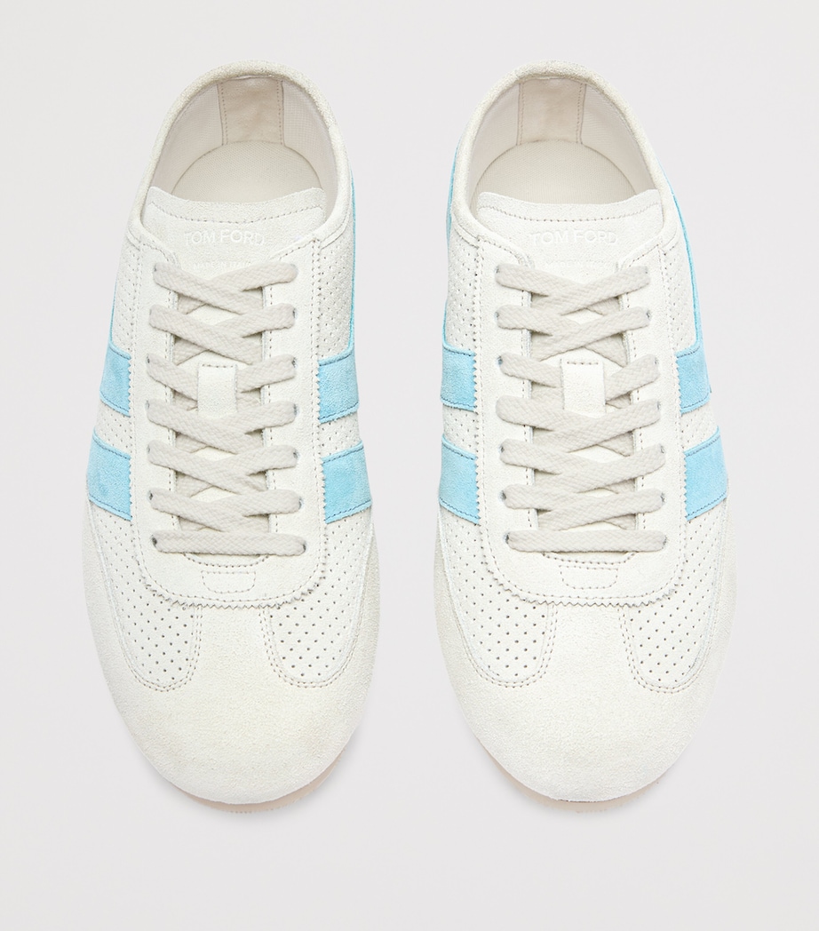TOM FORD Suede Low-Top Sneakers Wue Image 2