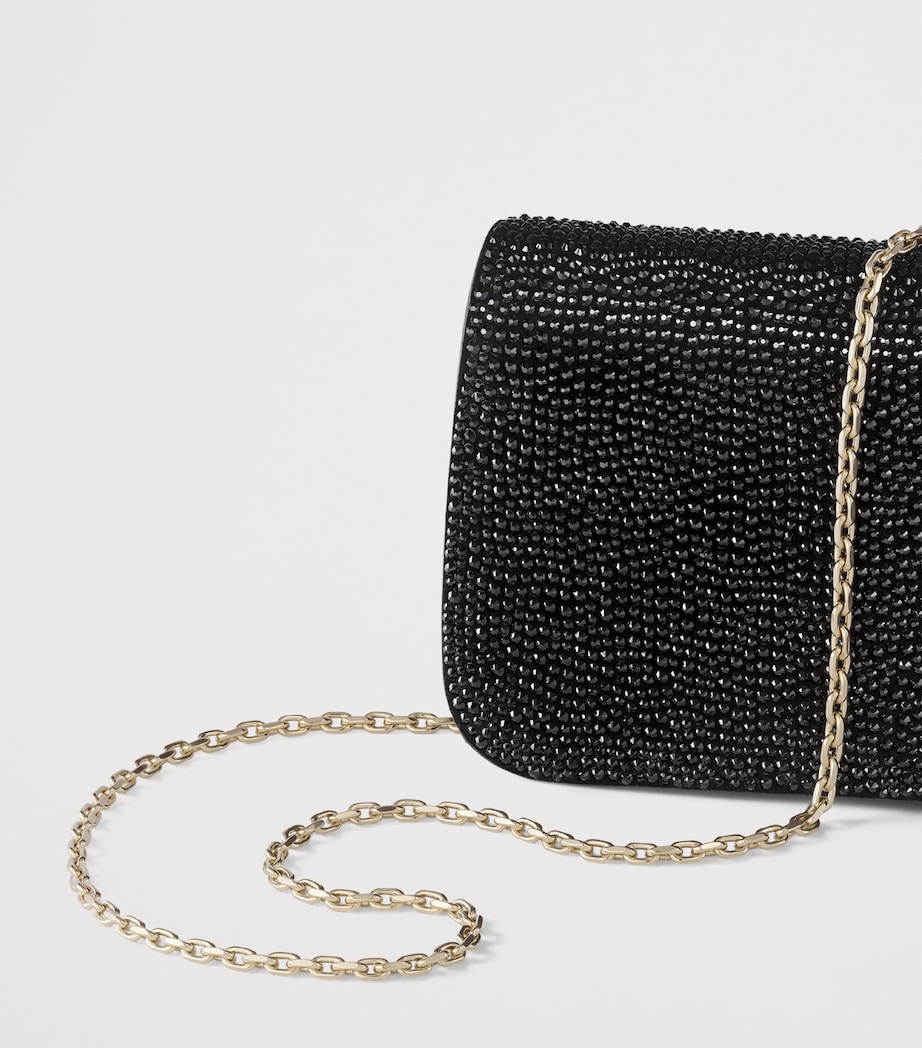 Mini Embellished Panthère de Cartier Cross-Body Bag BLACK Image 3
