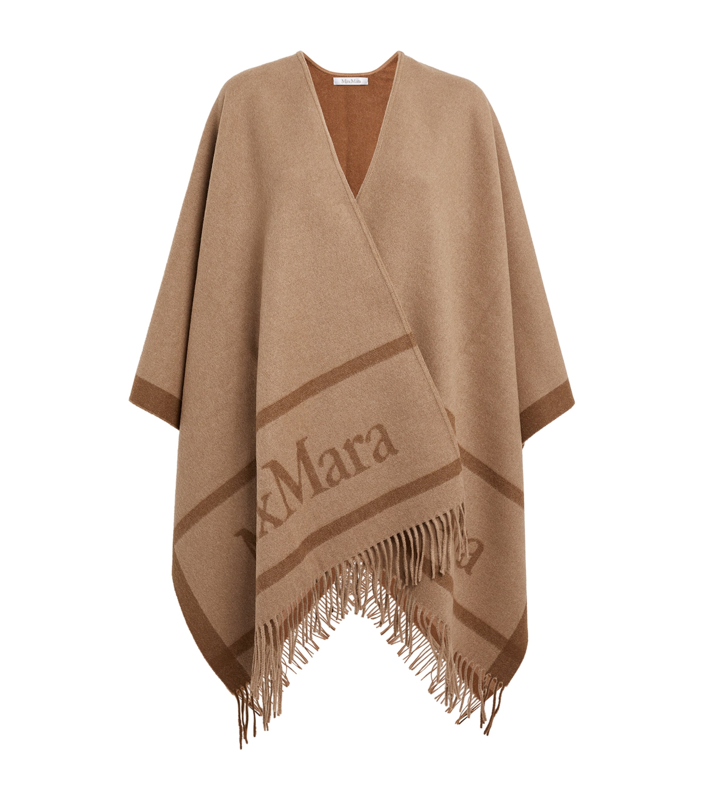 【関税込み】Max Mara ベージュ Hilde クローク Max Mara Wool Jacquard Hilde Cape | Harrods KR