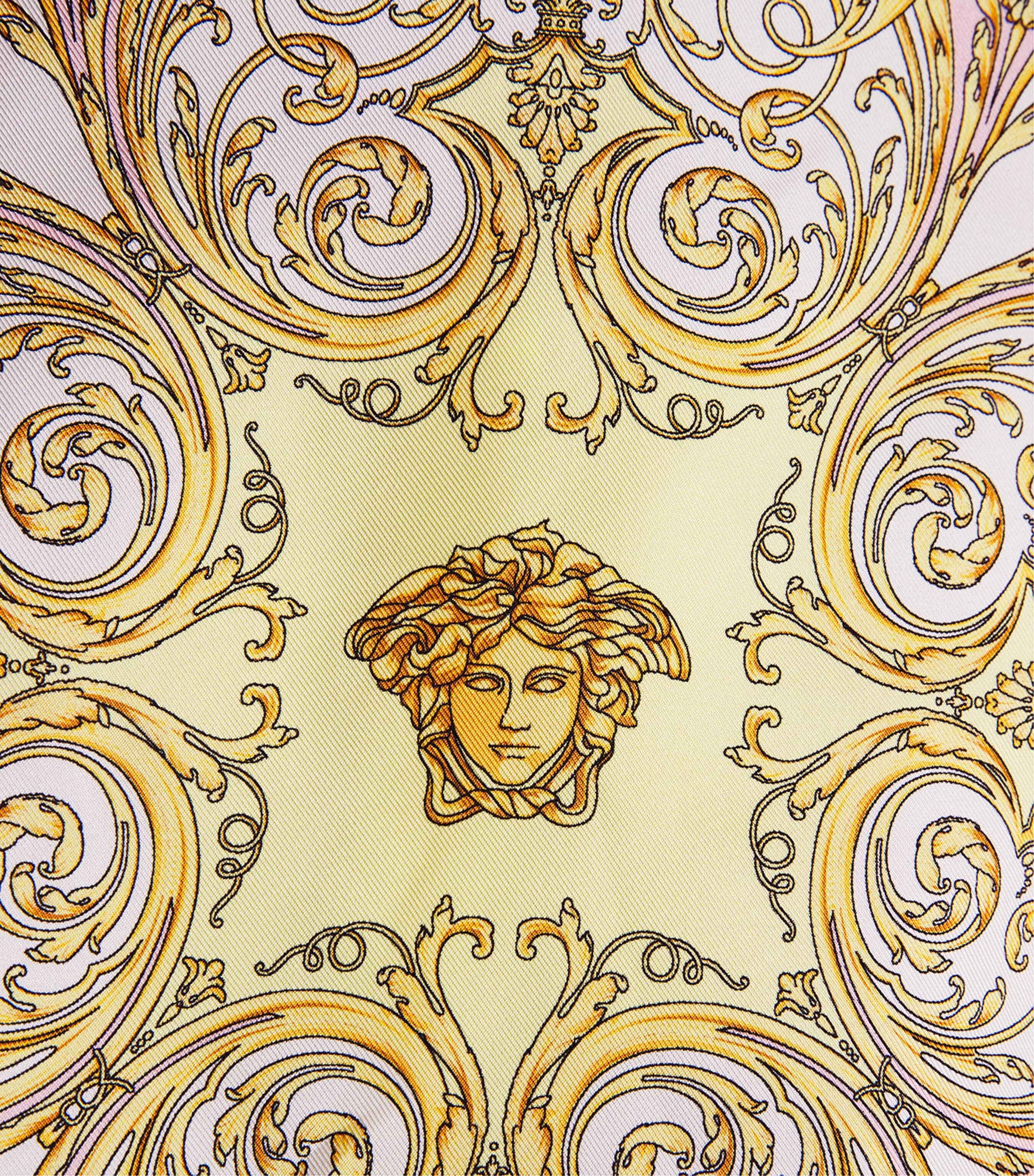 Silk Twill Barocco Shirt Dress (6-14 Years) 5Y590 YELL+RSE QRTZ Image 3