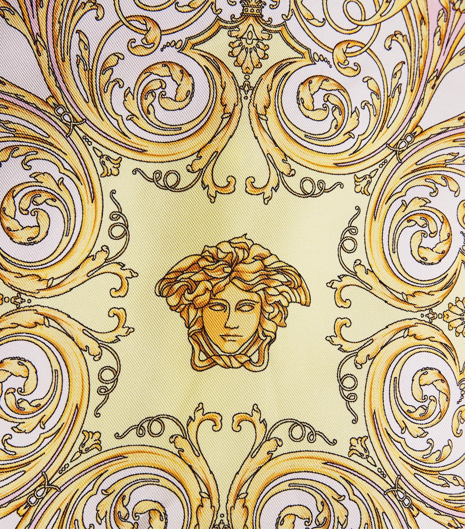 Silk Twill Barocco Shirt Dress (6-14 Years) 5Y590 YELL+RSE QRTZ Image 3