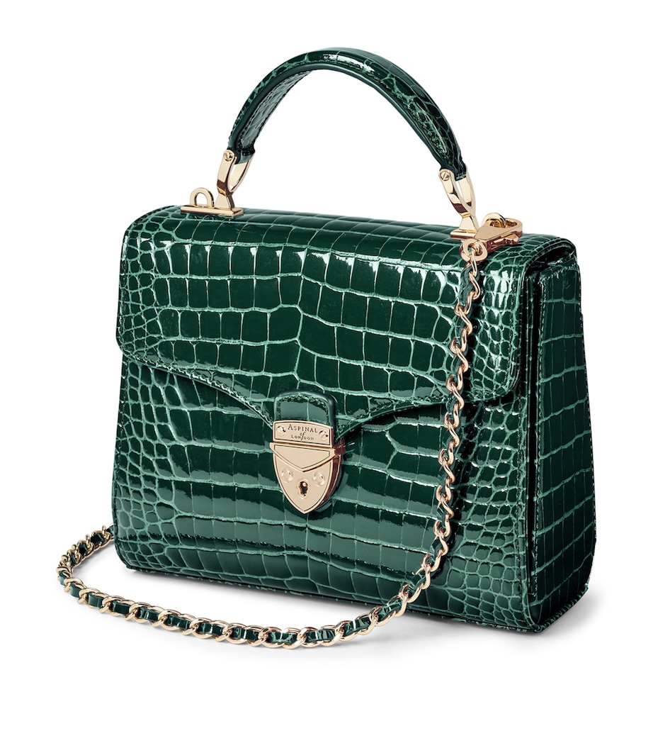 Midi Mayfair Top-Handle Bag GREEN Image 5